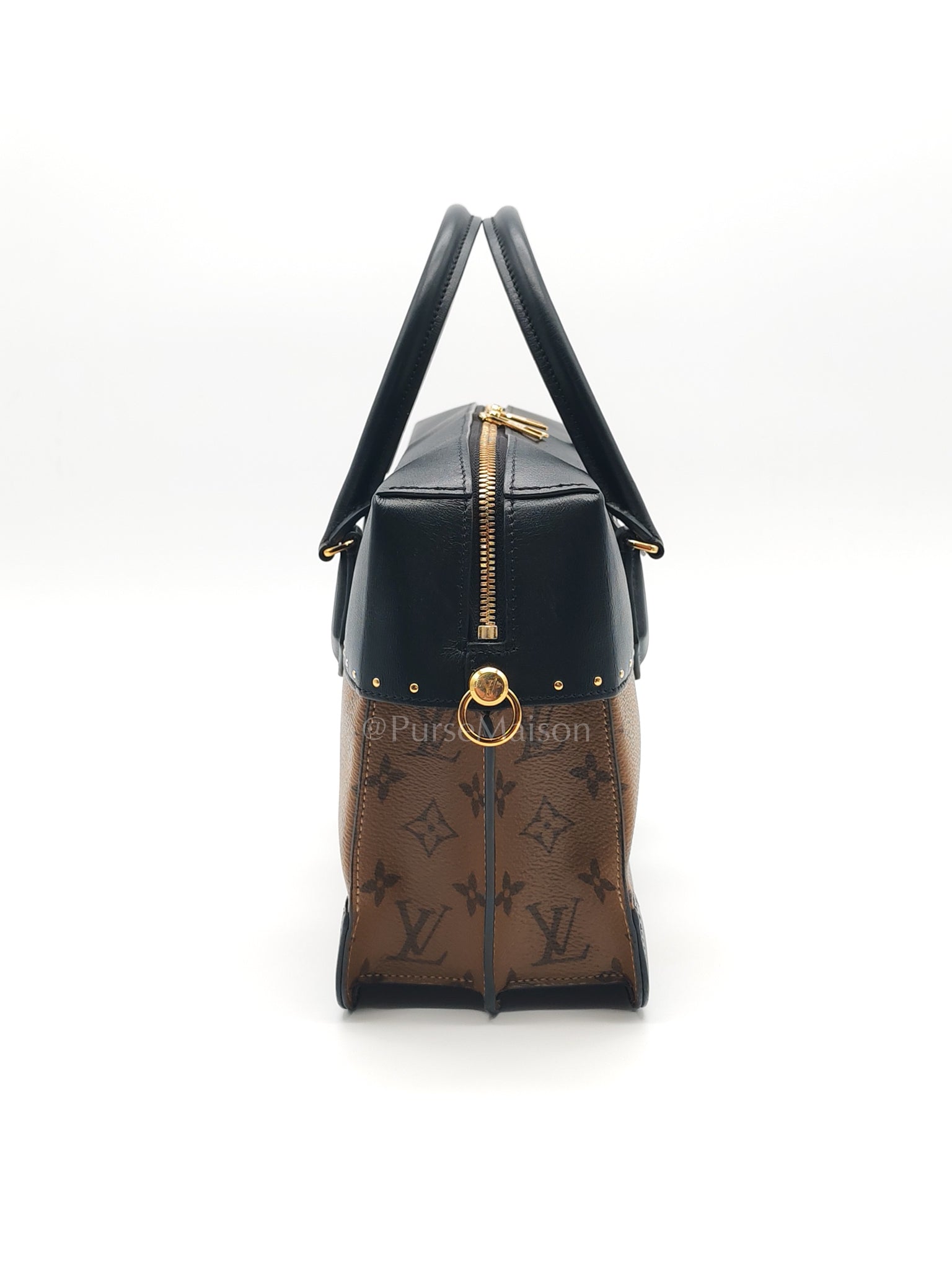 City Malle MM Monogram Reverse Canvas (Date code: BA0128) | Purse Maison Luxury Bags Shop