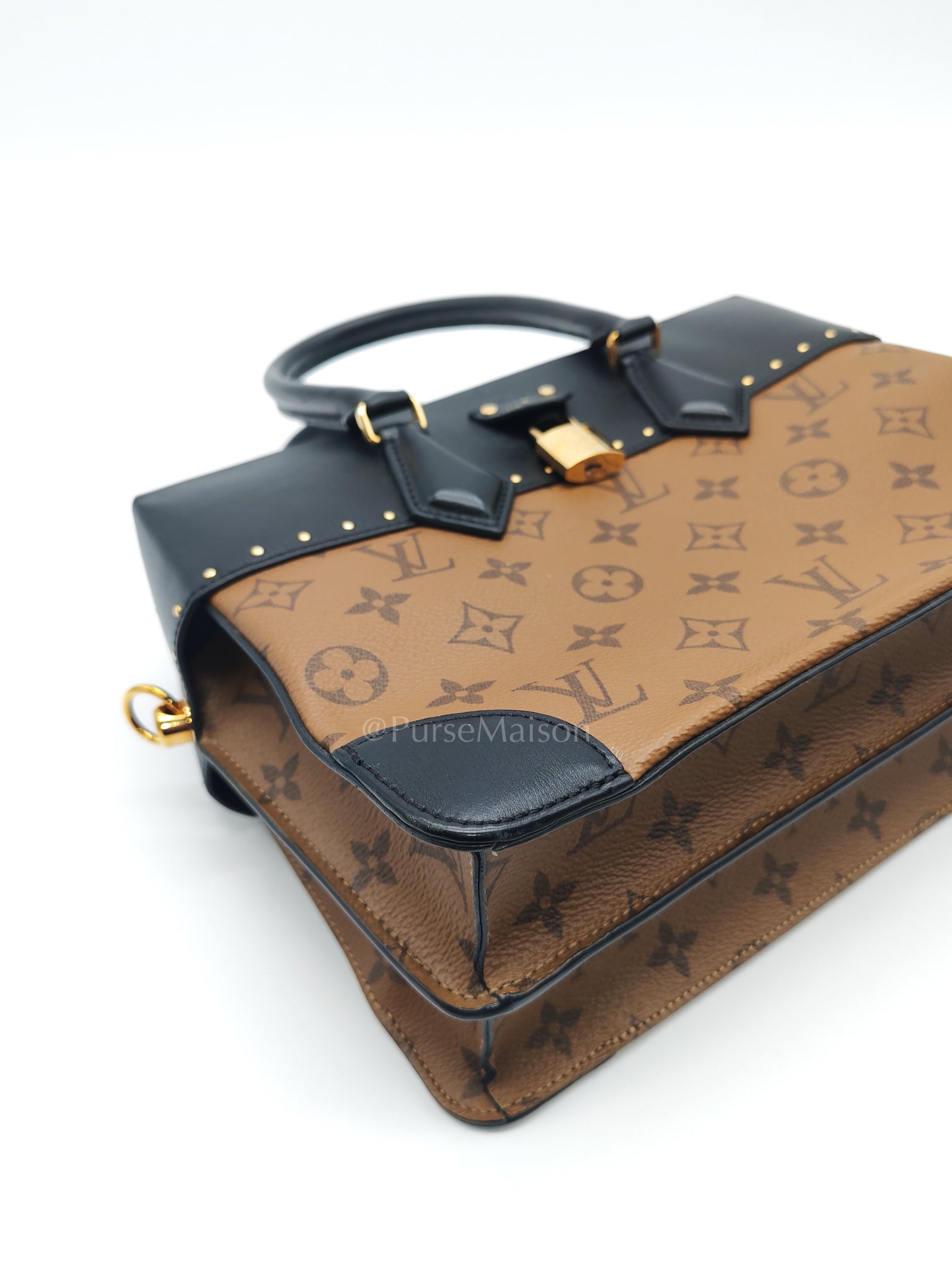 City Malle MM Monogram Reverse Canvas (Date code: BA0128) | Purse Maison Luxury Bags Shop