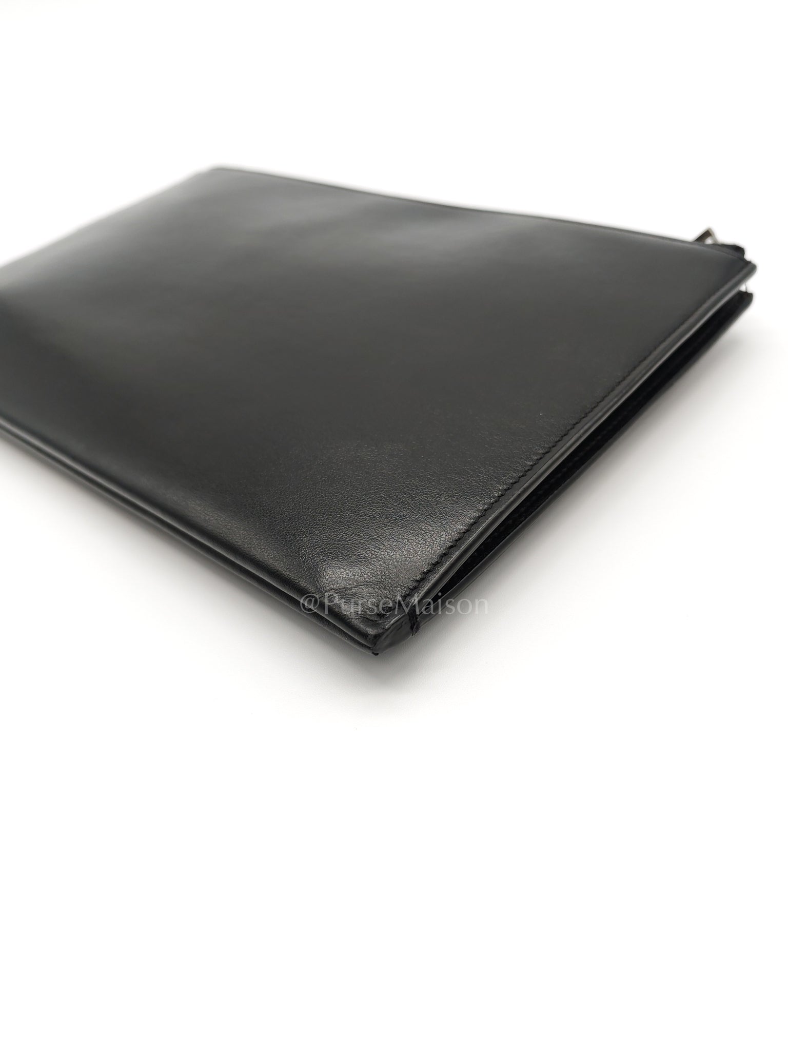 City Patch Pouch in Black/Multicolor Silver Harware | Purse Maison Luxury Bags Shop