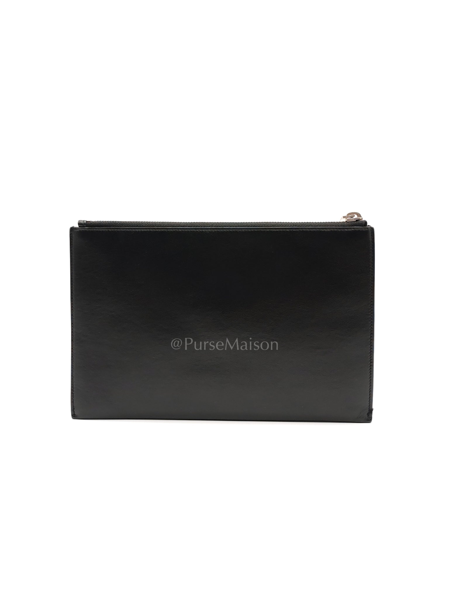 City Patch Pouch in Black/Multicolor Silver Harware | Purse Maison Luxury Bags Shop