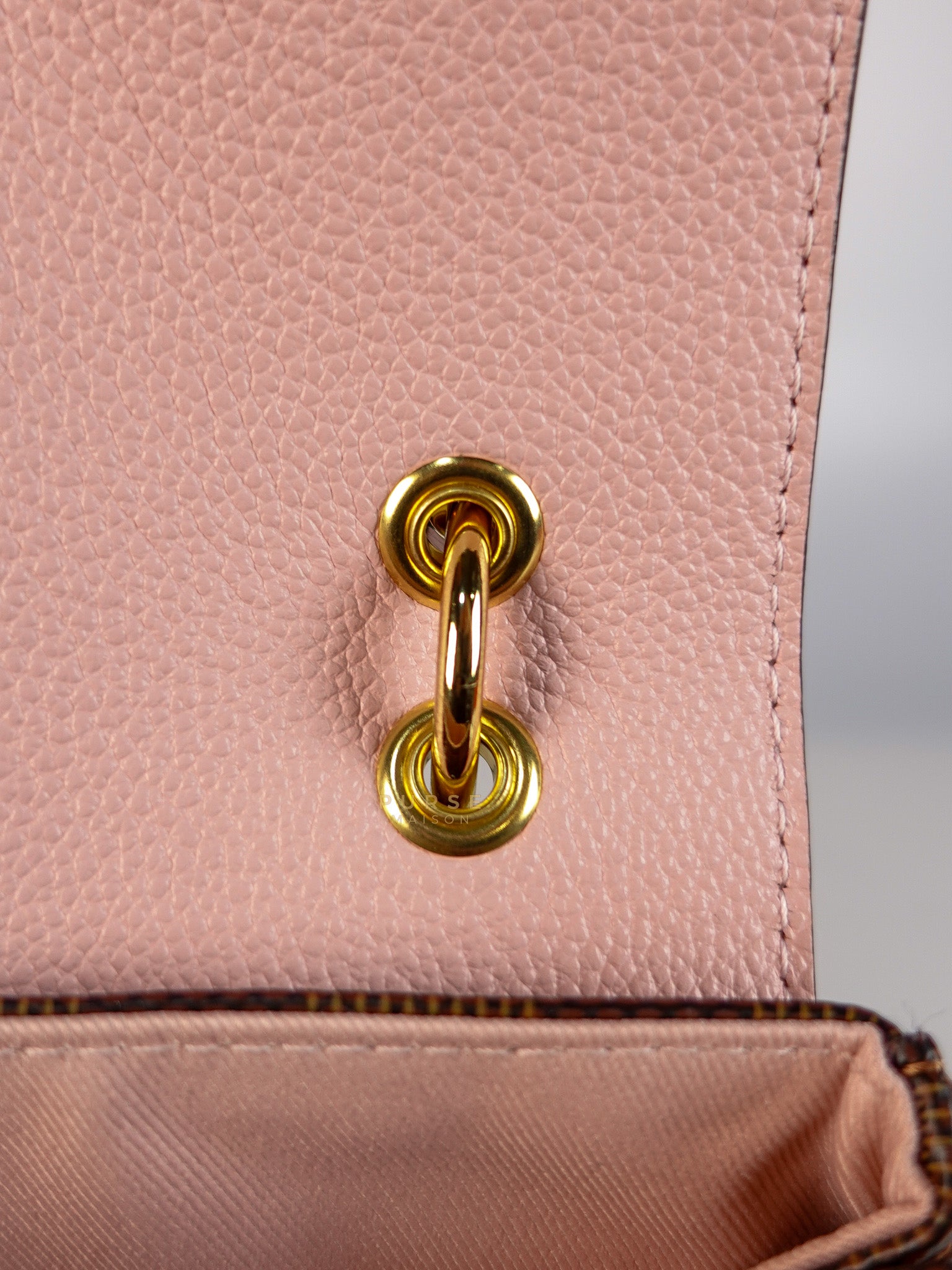 Clapton Back Pack In Brown & Pink Damier Ebene Canvas (Date Code: SR5109) | Purse Maison Luxury Bags Shop