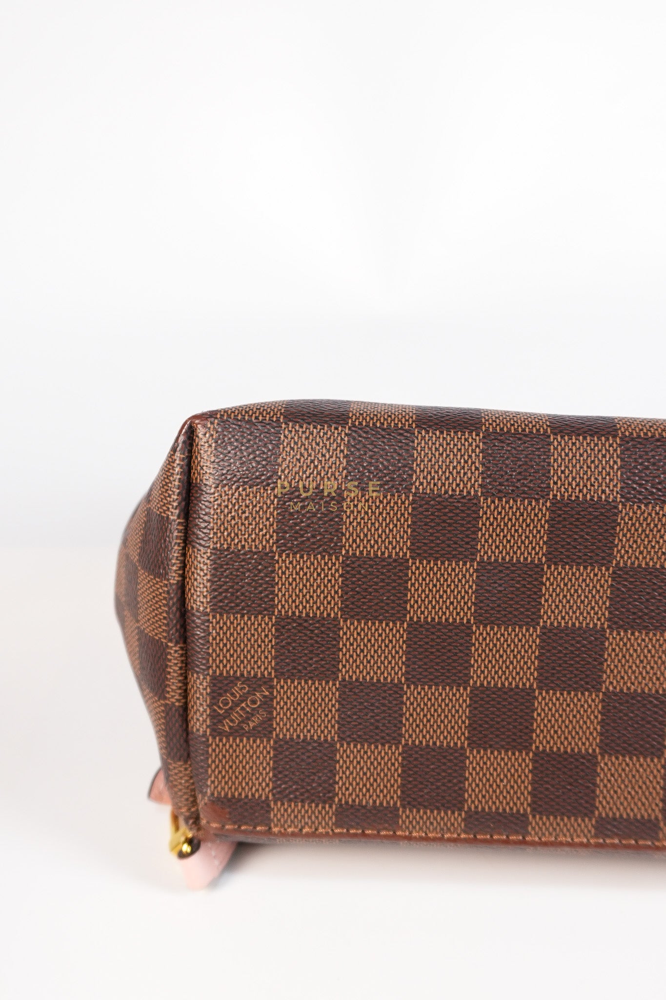 Clapton Backpack in Pink Damier Ebene Canvas (Date Code: SR 1108) | Purse Maison Luxury Bags Shop