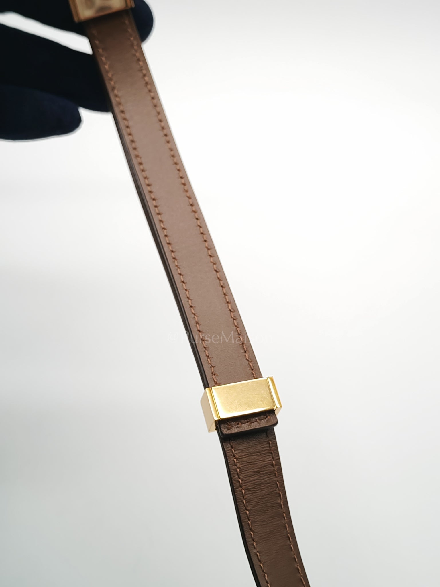 Classic Box in Brown Smooth Calfskin Leather Shoulder Bag | Purse Maison Luxury Bags Shop