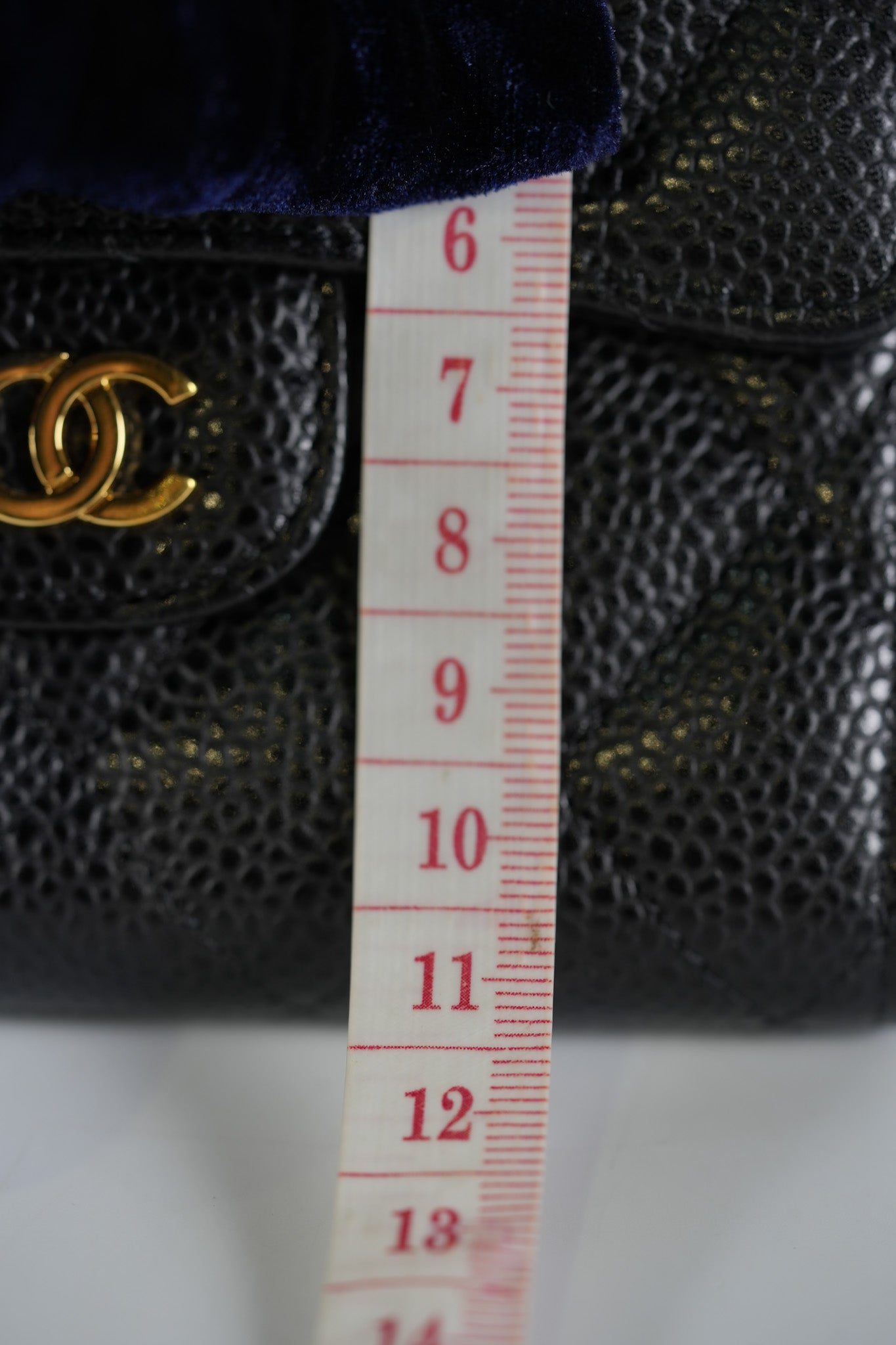 Classic Compact Trifold Wallet in Black Caviar Leather Gold Hardware (Series 27) | Purse Maison Luxury Bags Shop