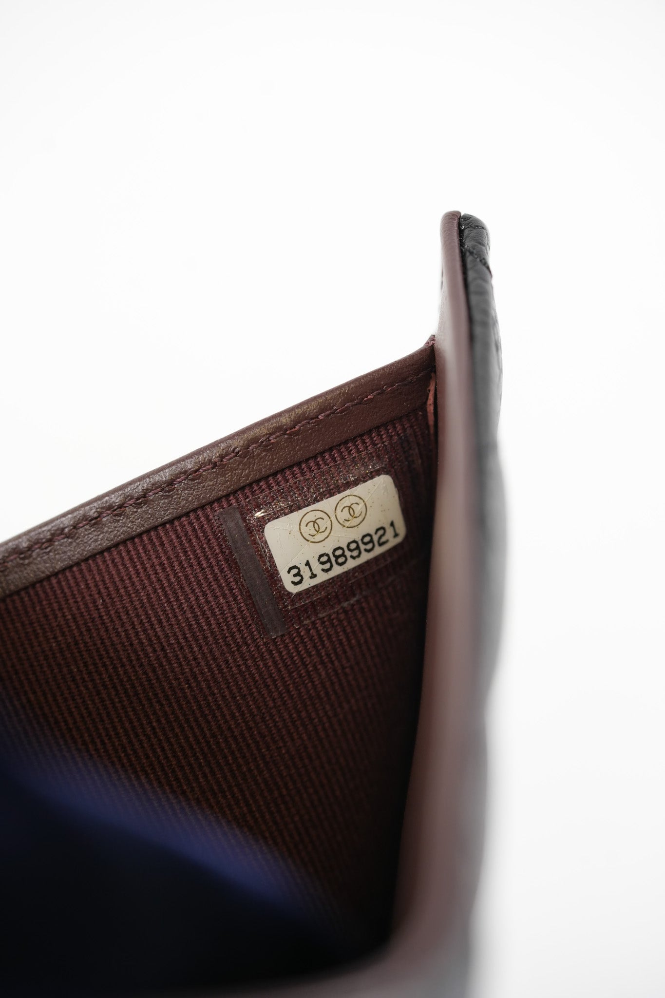 Classic Compact Wallet in Black Caviar Leather and Silver Hardware Series 31 | Purse Maison Luxury Bags Shop