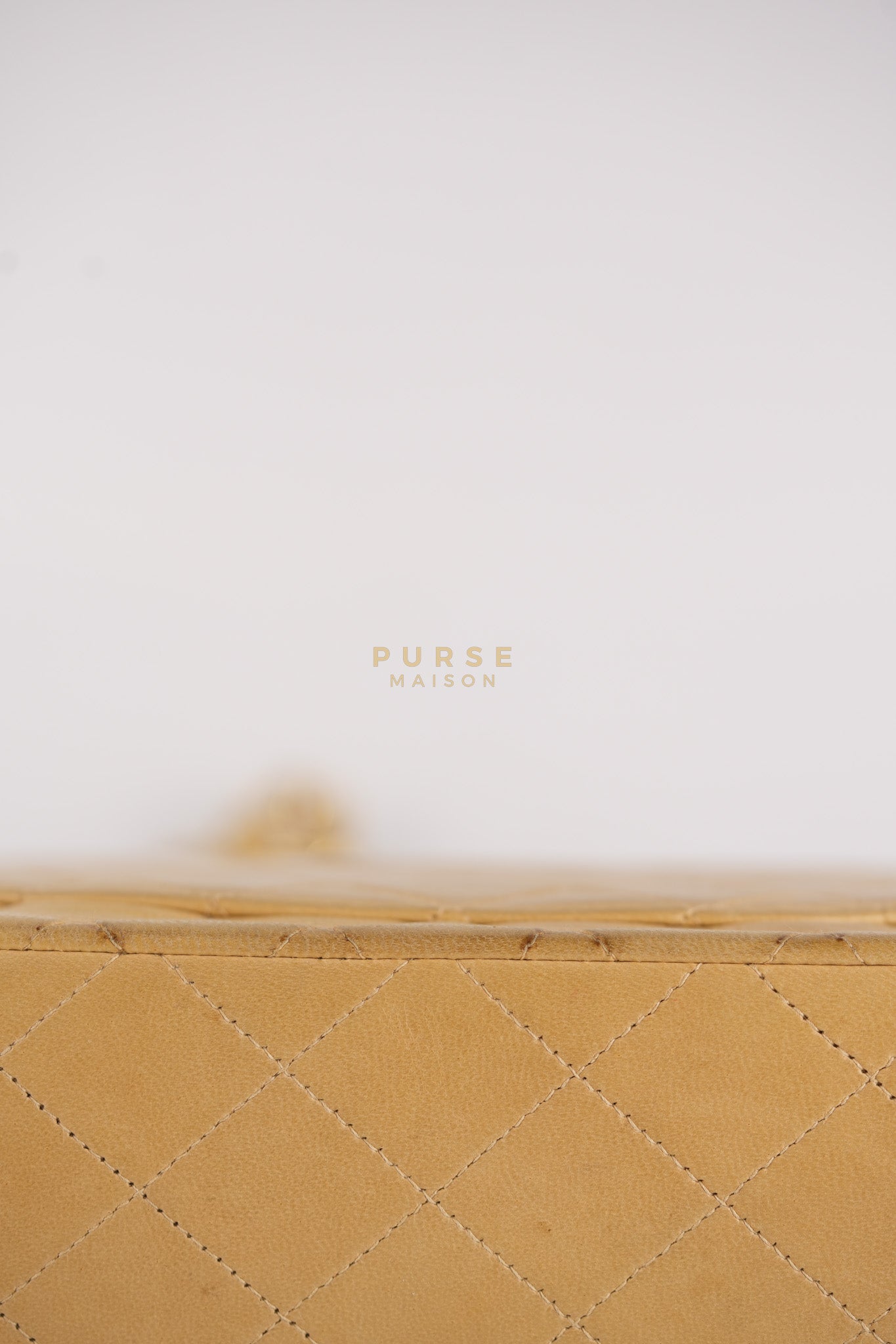 Classic Double Flap in Medium Vintage Lambskin Leather 24k Gold Hardware Series 7 | Purse Maison Luxury Bags Shop