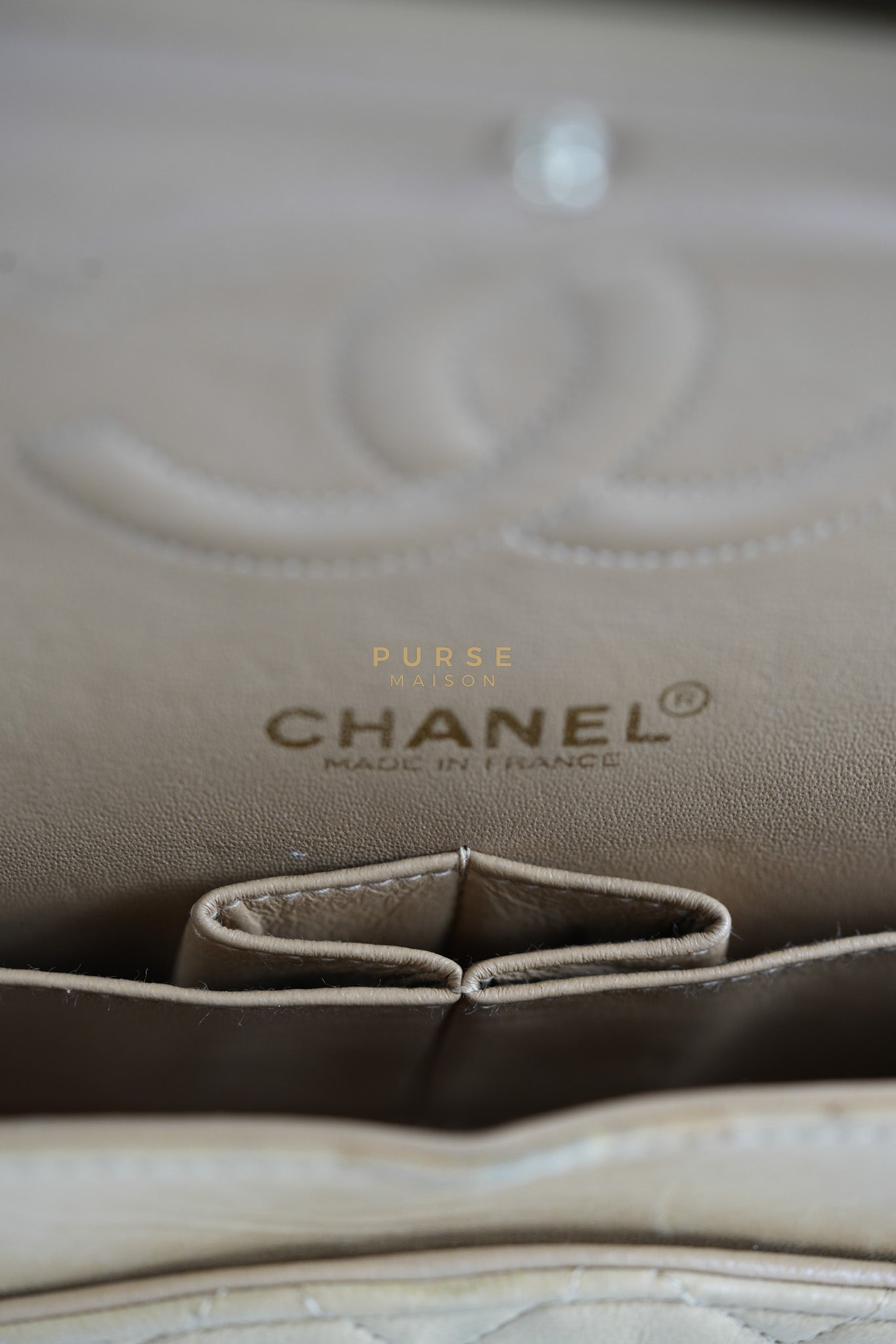 Classic Double Flap in Medium Vintage Lambskin Leather 24k Gold Hardware Series 7 | Purse Maison Luxury Bags Shop