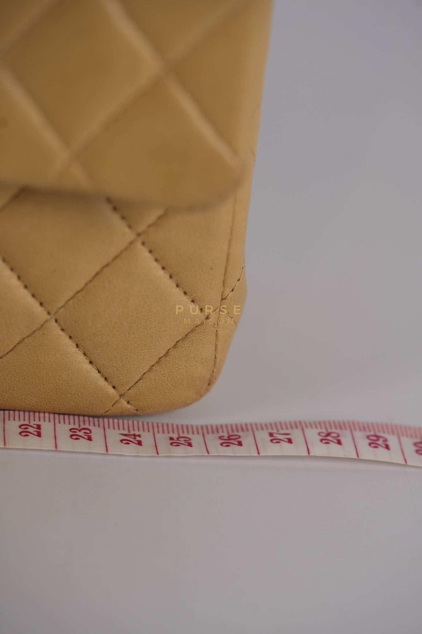 Classic Double Flap in Medium Vintage Lambskin Leather 24k Gold Hardware Series 7 | Purse Maison Luxury Bags Shop