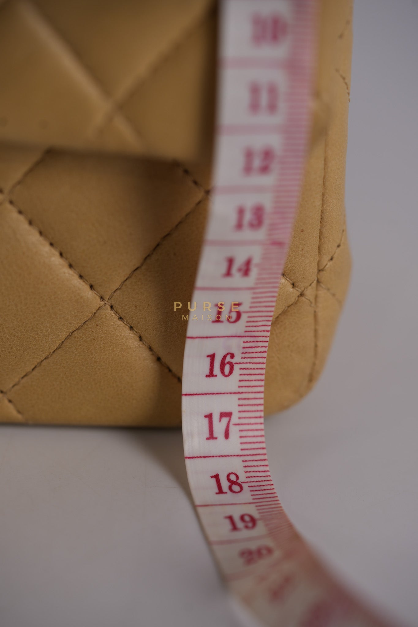 Classic Double Flap in Medium Vintage Lambskin Leather 24k Gold Hardware Series 7 | Purse Maison Luxury Bags Shop