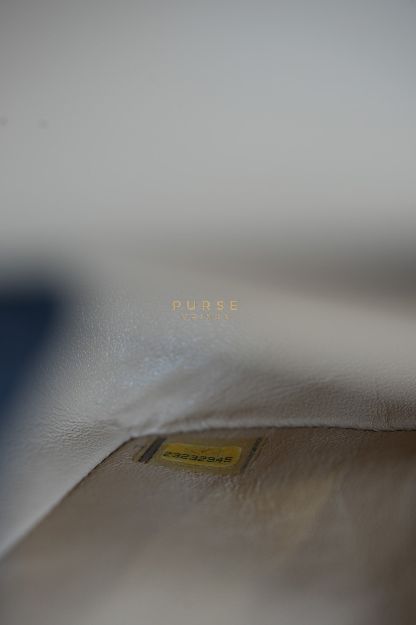 Classic Double Flap Jumbo in Beige Quilted Caviar Leather & Gold Hardware Series 23 | Purse Maison Luxury Bags Shop