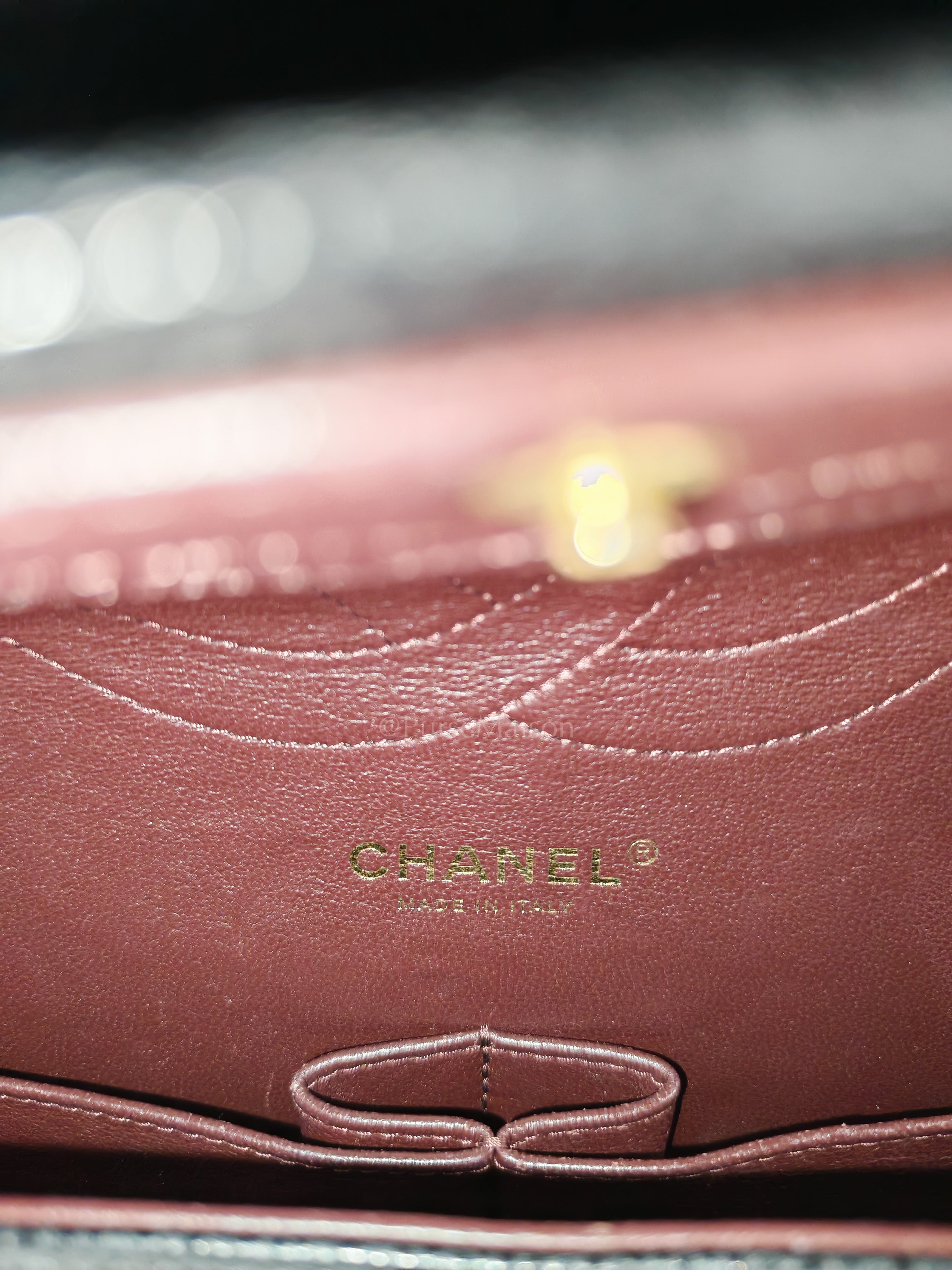 Classic Double Flap Jumbo in Black Caviar Leather & Gold Hardware Series 22 | Purse Maison Luxury Bags Shop