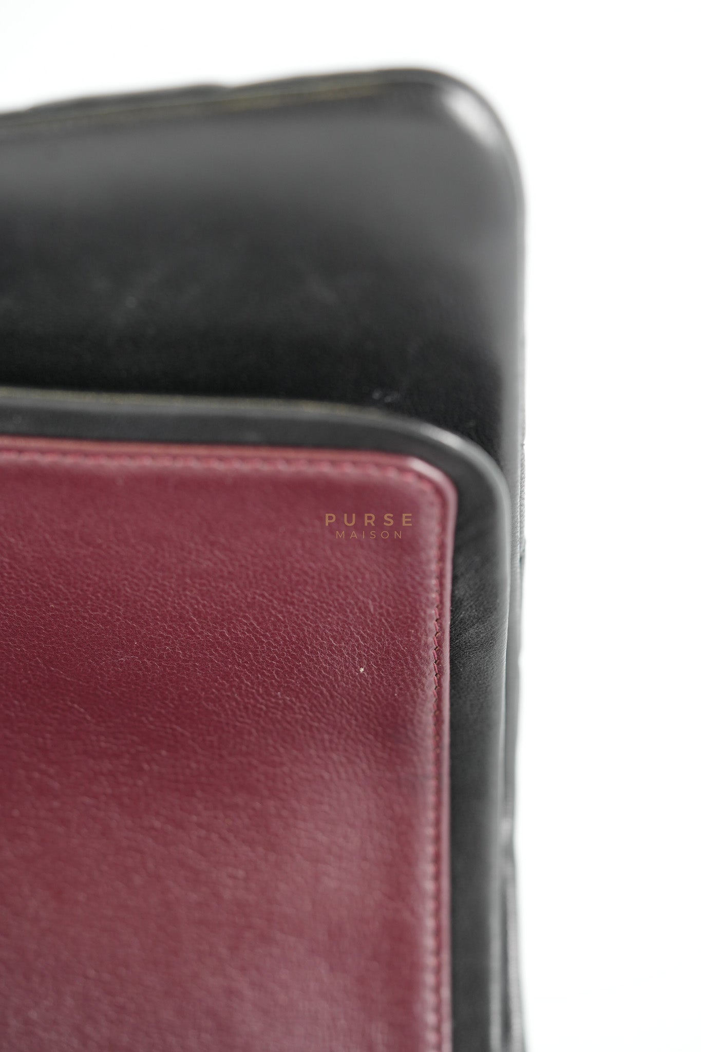 Classic Double Flap Jumbo in Black Lambskin Leather Gold Hardware (Series 14) | Purse Maison Luxury Bags Shop