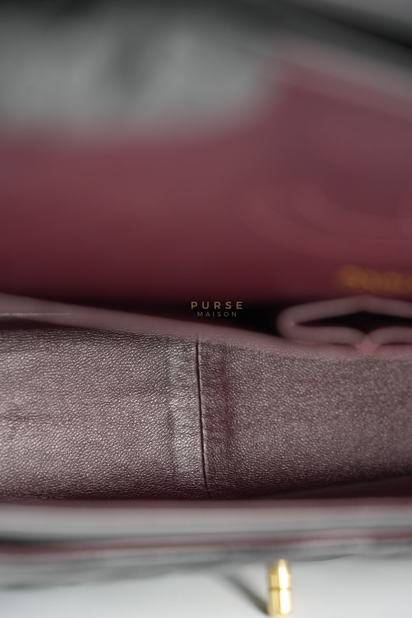 Classic Double Flap Jumbo in Black Lambskin Leather Gold Hardware (Series 14) | Purse Maison Luxury Bags Shop