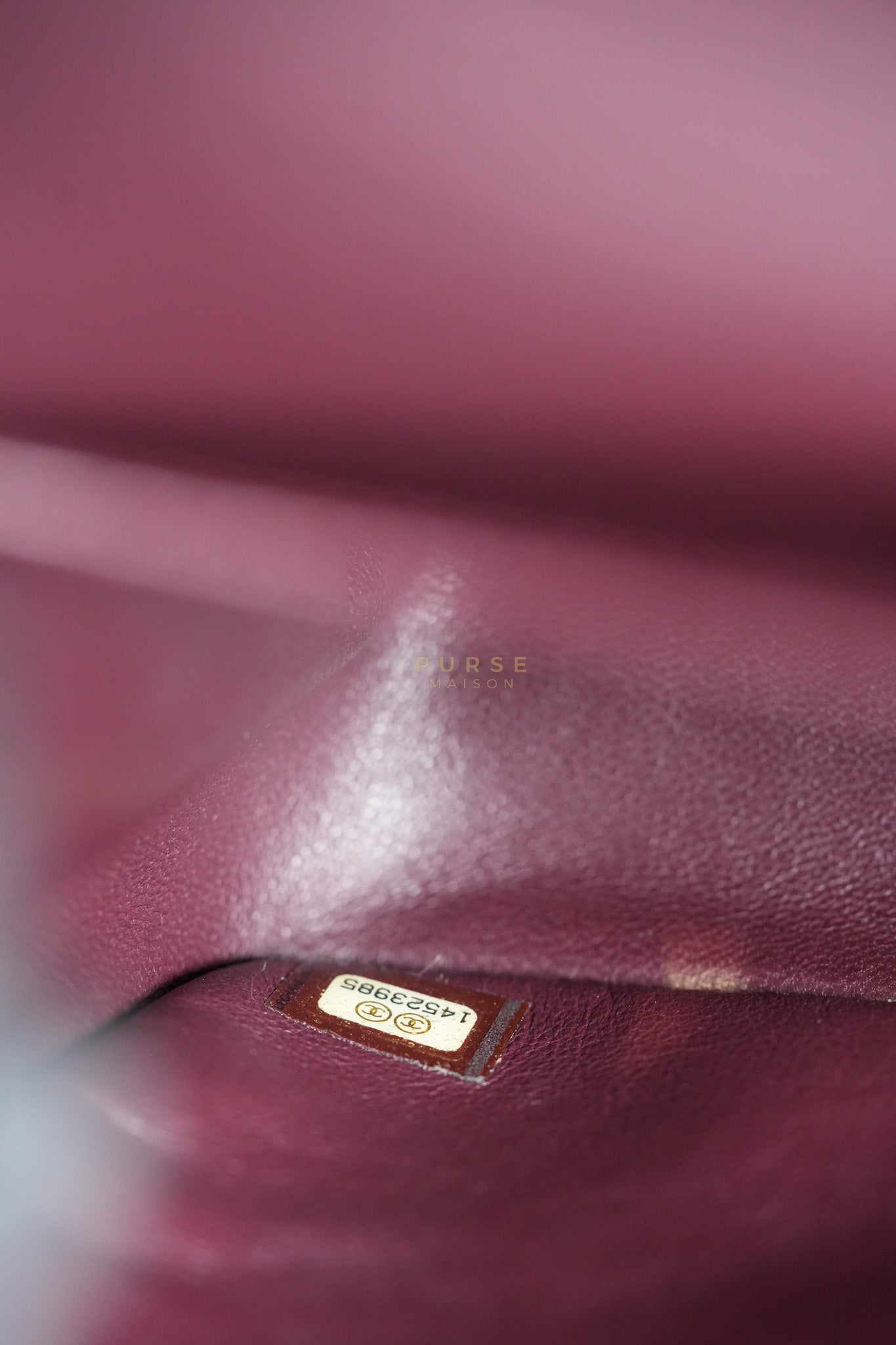 Classic Double Flap Jumbo in Black Lambskin Leather Gold Hardware (Series 14) | Purse Maison Luxury Bags Shop