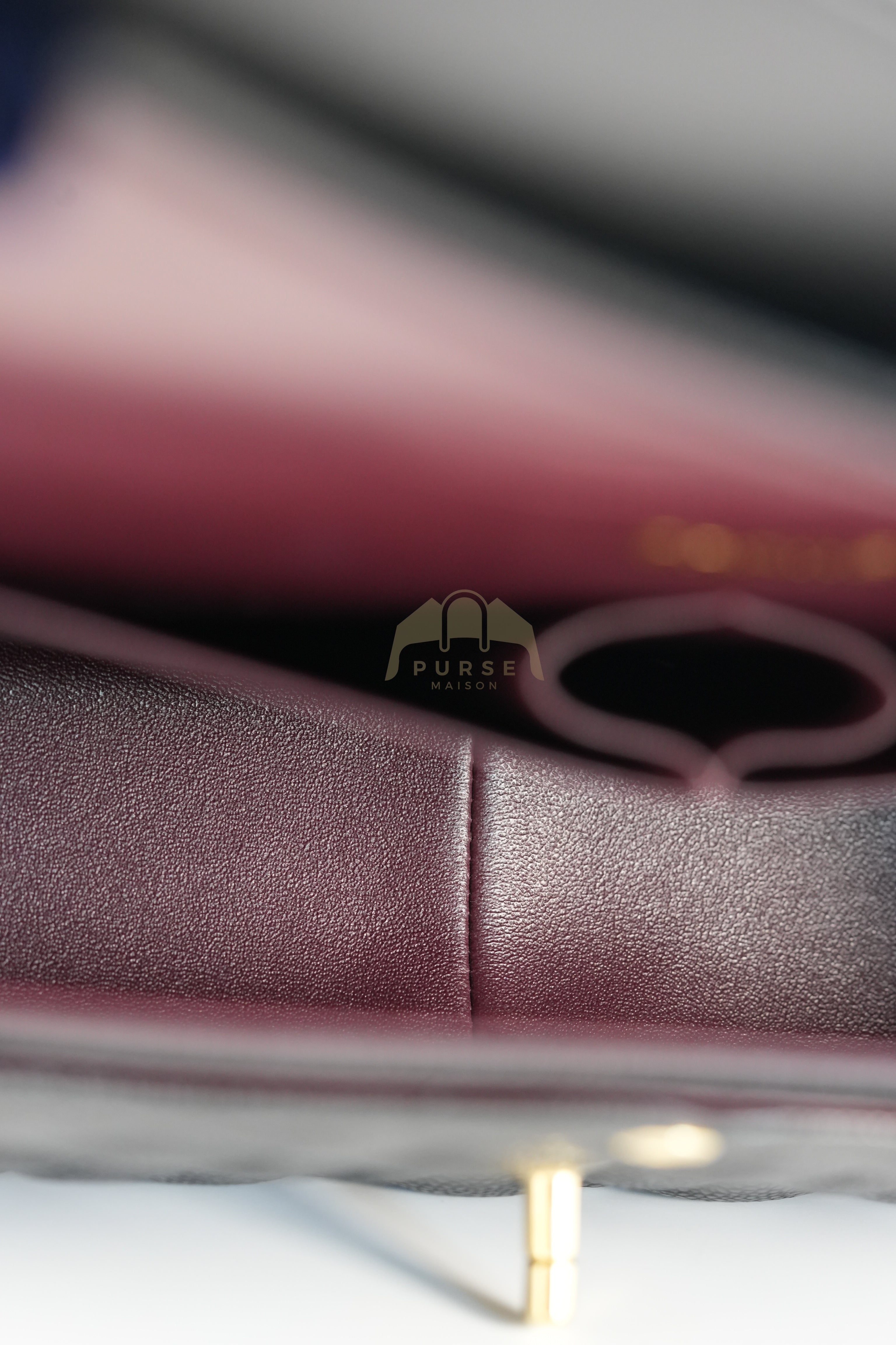 Classic Double Flap Jumbo in Black Quilted Caviar Leather and Gold Hardware Series 26 | Purse Maison Luxury Bags Shop