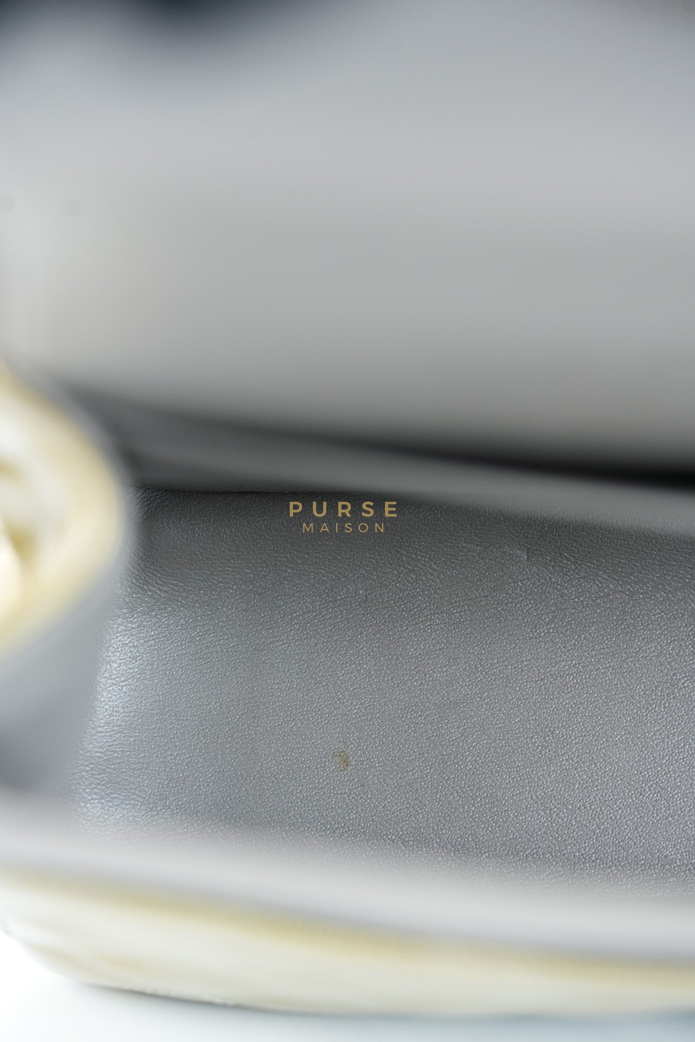 Classic Double Flap Jumbo in Gold Quilted Patent Leather & Silver Hardware Series 17 | Purse Maison Luxury Bags Shop