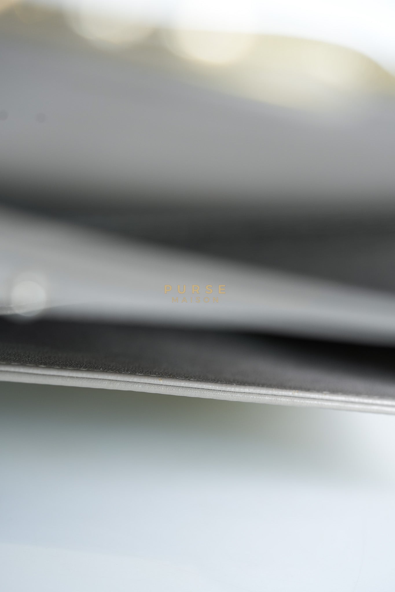 Classic Double Flap Jumbo in Gold Quilted Patent Leather & Silver Hardware Series 17 | Purse Maison Luxury Bags Shop