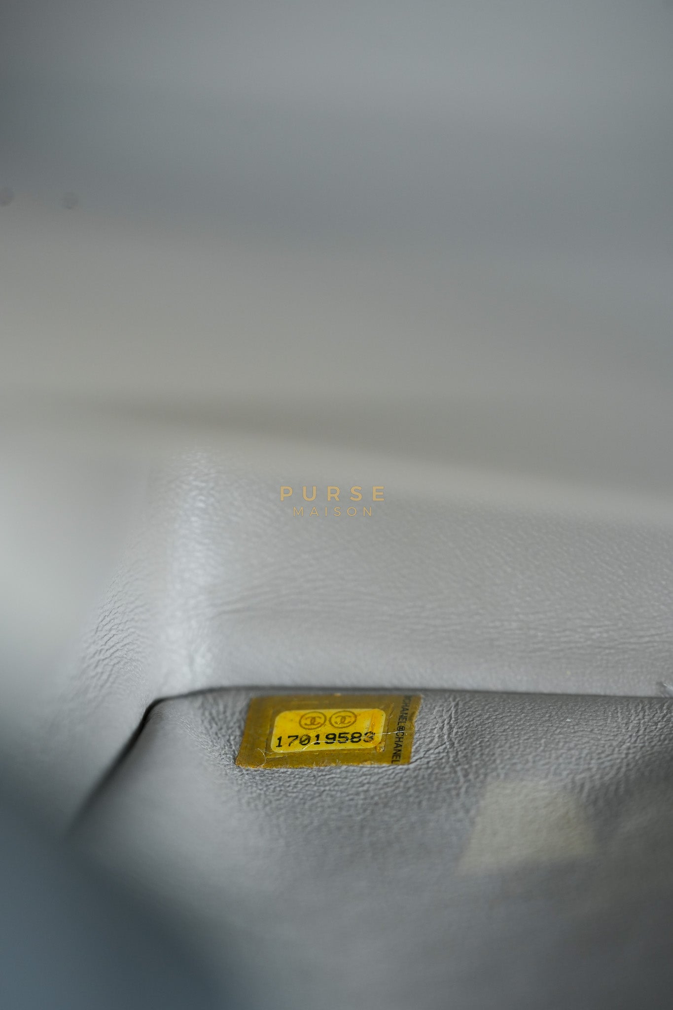 Classic Double Flap Jumbo in Gold Quilted Patent Leather & Silver Hardware Series 17 | Purse Maison Luxury Bags Shop