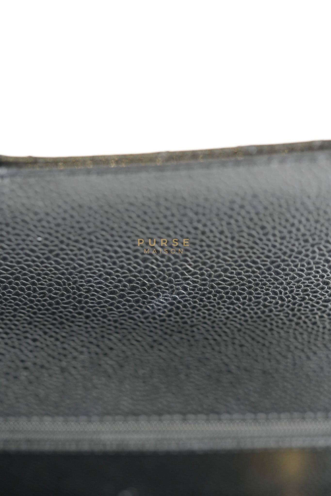 Classic Double Flap Maxi in Black Caviar Leather and Gold Hardware Series 19 | Purse Maison Luxury Bags Shop