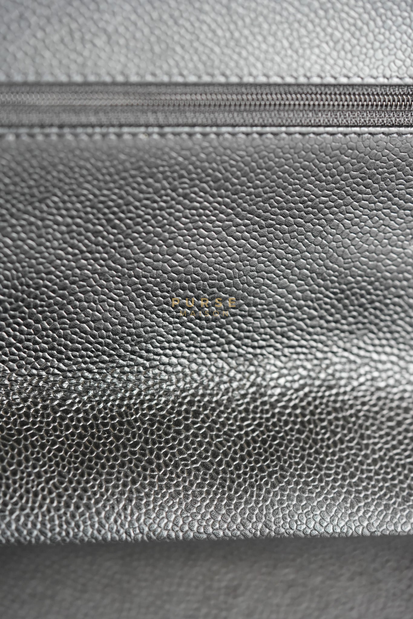 Classic Double Flap Maxi in Black Caviar Leather and Gold Hardware Series 19 | Purse Maison Luxury Bags Shop