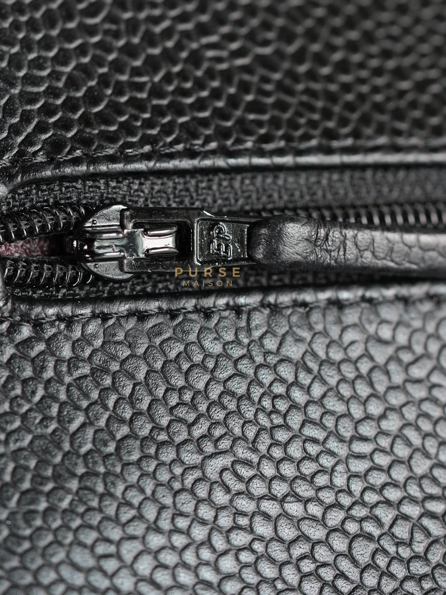 Classic Double Flap Maxi in Black Caviar Leather and Gold Hardware Series 19 | Purse Maison Luxury Bags Shop