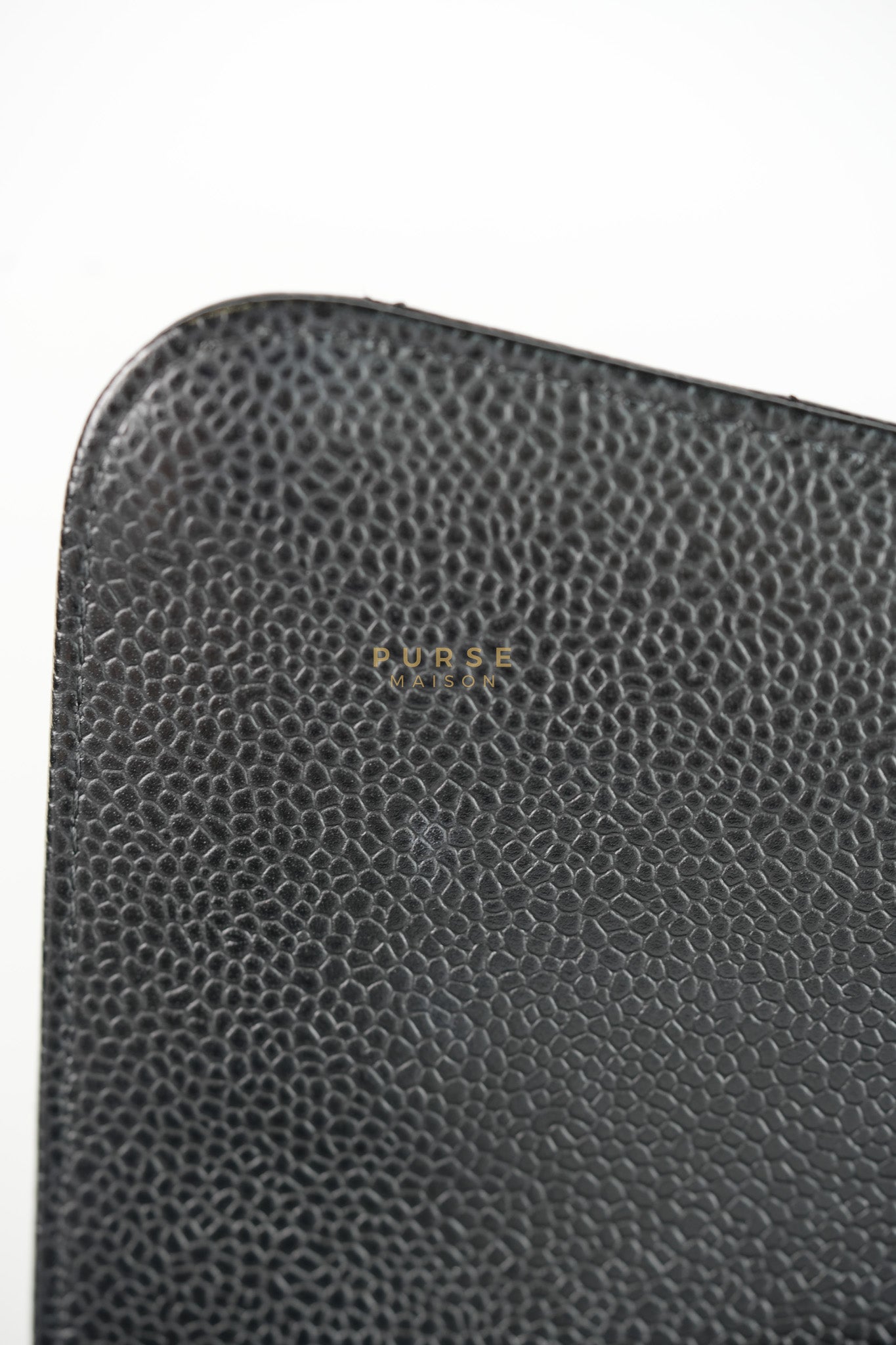 Classic Double Flap Maxi in Black Caviar Leather and Gold Hardware Series 19 | Purse Maison Luxury Bags Shop