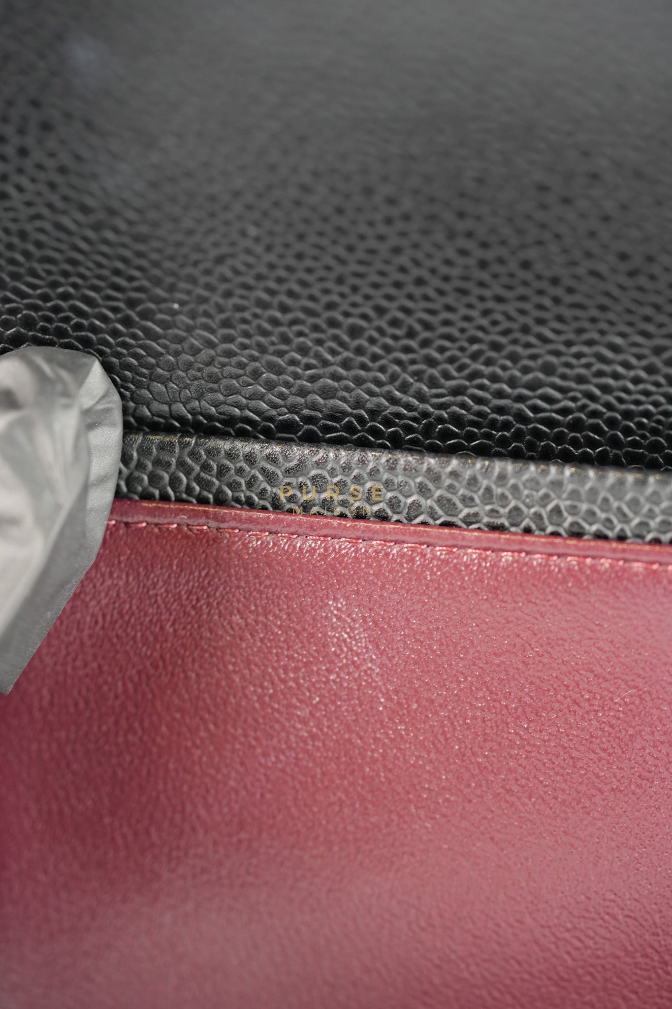 Classic Double Flap Maxi in Black Caviar Leather and Gold Hardware Series 19 | Purse Maison Luxury Bags Shop