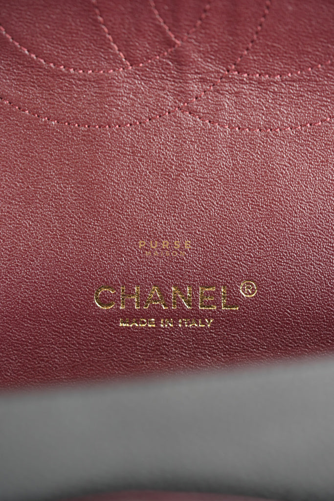 Classic Double Flap Maxi in Black Caviar Leather & Gold Hardware (Series 15) | Purse Maison Luxury Bags Shop