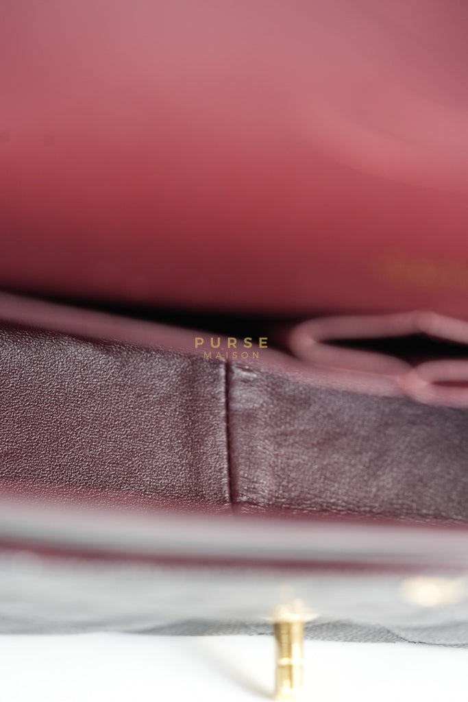 Classic Double Flap Maxi in Black Caviar Leather & Gold Hardware (Series 15) | Purse Maison Luxury Bags Shop