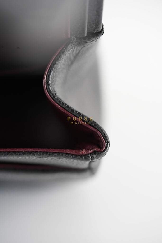 Classic Double Flap Maxi in Black Caviar Leather & Gold Hardware (Series 15) | Purse Maison Luxury Bags Shop