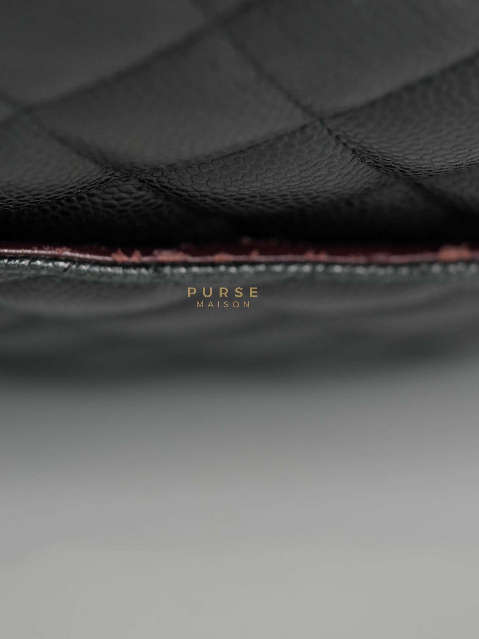 Classic Double Flap Maxi in Black Caviar Leather & Gold Hardware (Series 19) | Purse Maison Luxury Bags Shop