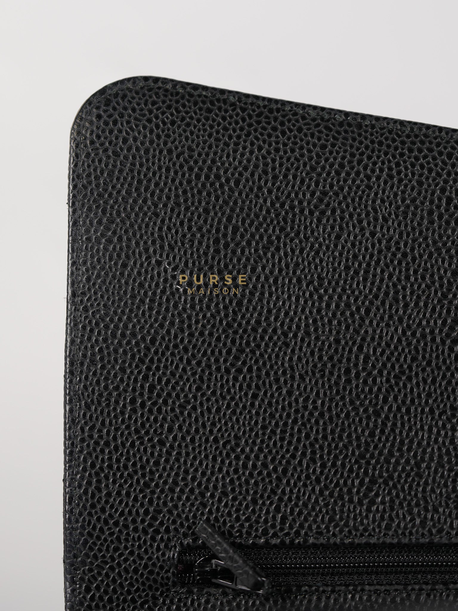 Classic Double Flap Maxi in Black Caviar Leather & Gold Hardware (Series 19) | Purse Maison Luxury Bags Shop