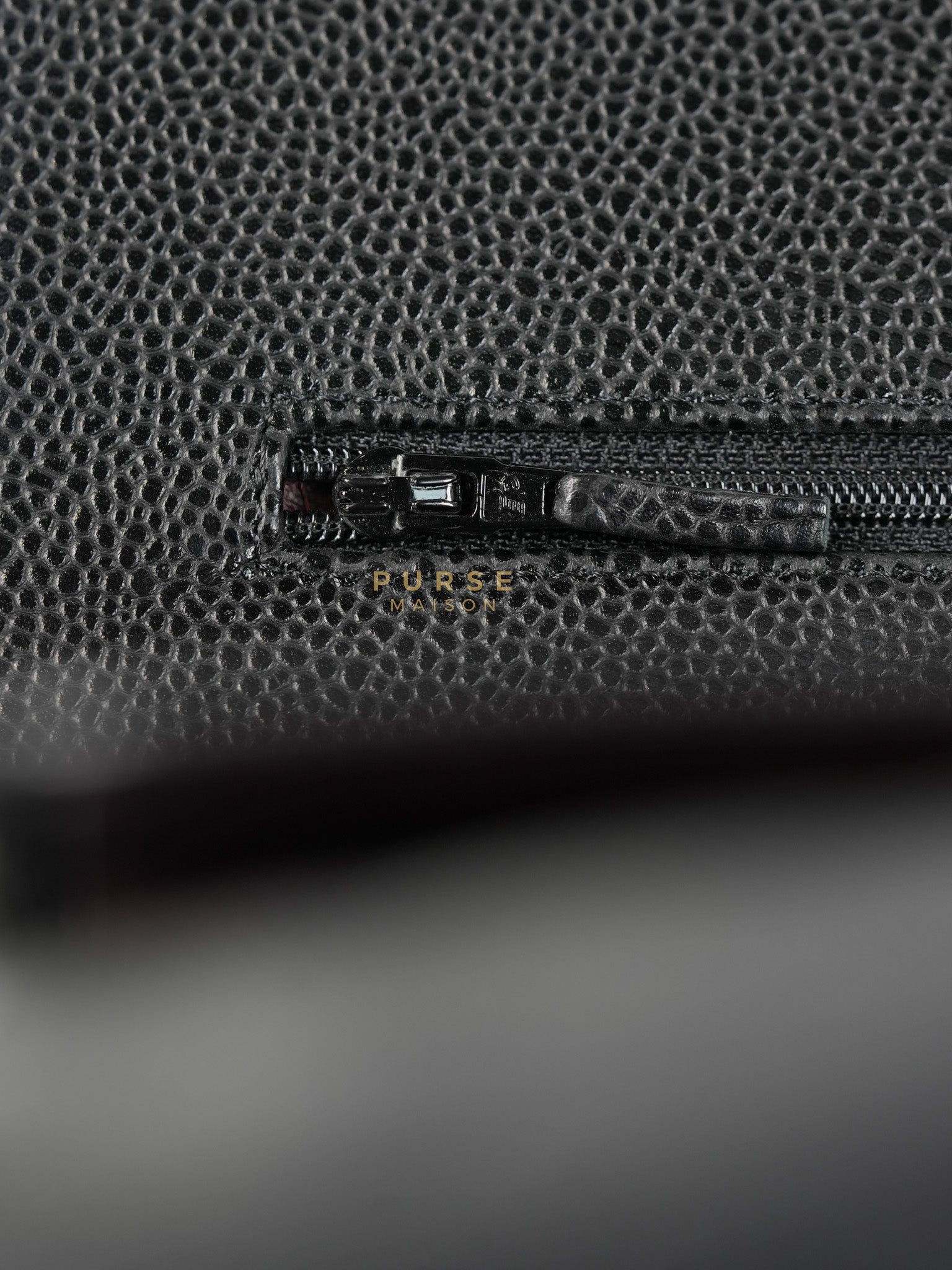 Classic Double Flap Maxi in Black Caviar Leather & Gold Hardware (Series 19) | Purse Maison Luxury Bags Shop