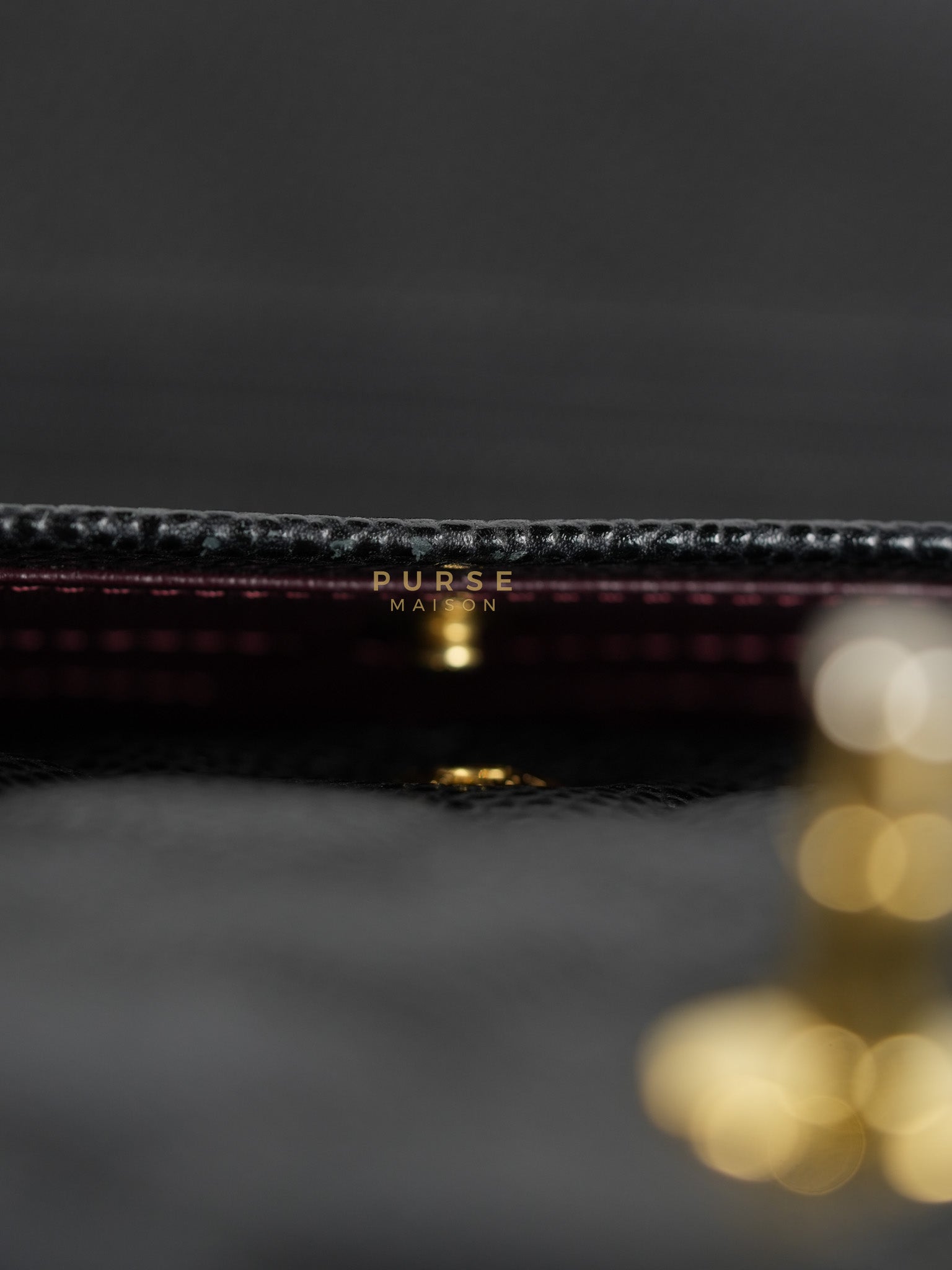 Classic Double Flap Maxi in Black Caviar Leather & Gold Hardware (Series 19) | Purse Maison Luxury Bags Shop