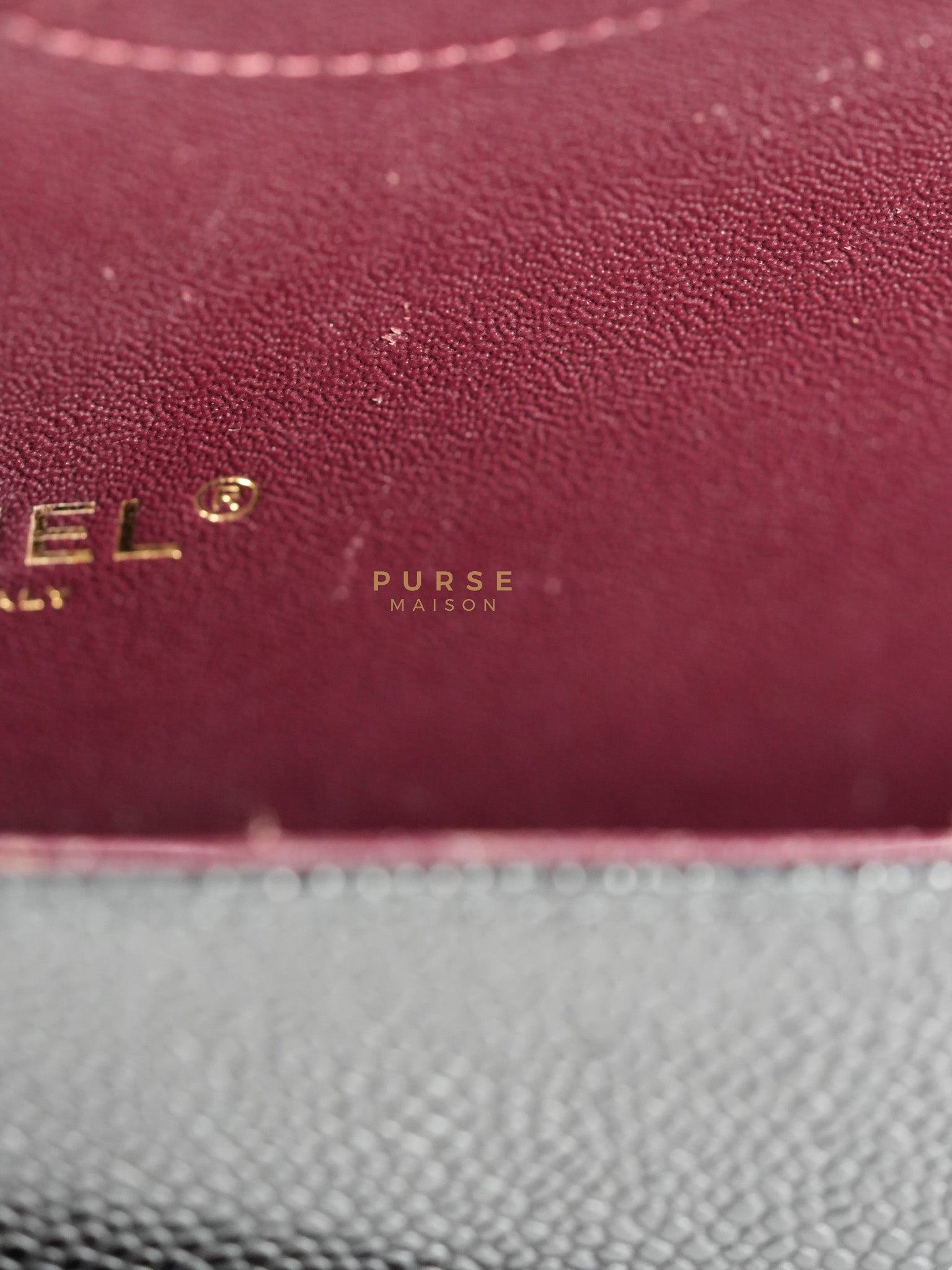 Classic Double Flap Maxi in Black Caviar Leather & Gold Hardware (Series 19) | Purse Maison Luxury Bags Shop