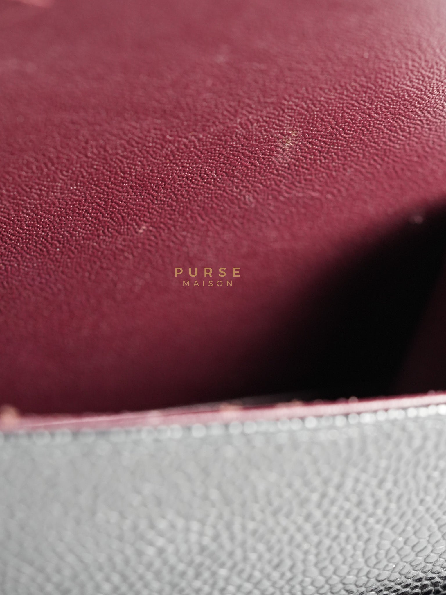 Classic Double Flap Maxi in Black Caviar Leather & Gold Hardware (Series 19) | Purse Maison Luxury Bags Shop