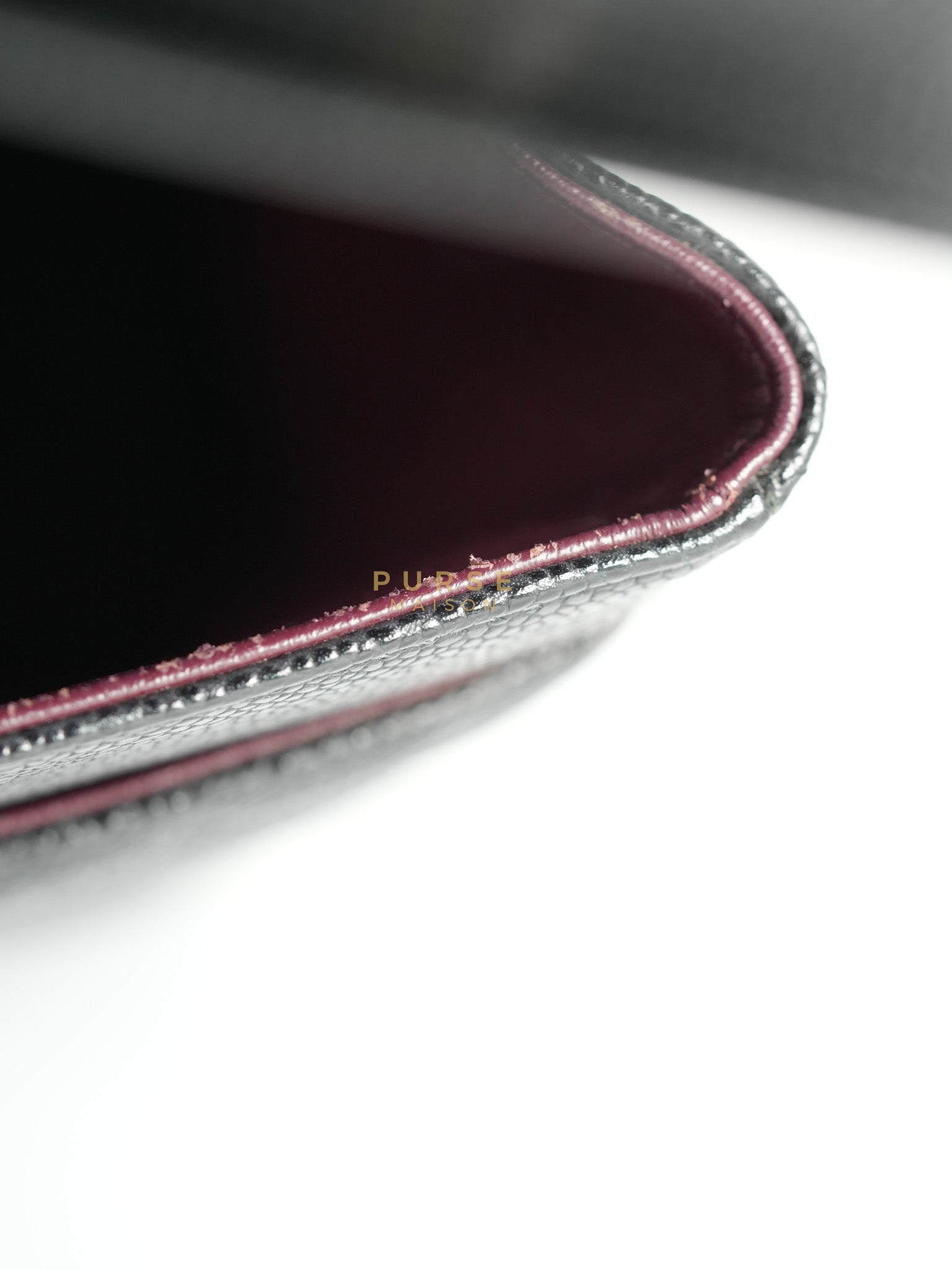 Classic Double Flap Maxi in Black Caviar Leather & Gold Hardware (Series 19) | Purse Maison Luxury Bags Shop