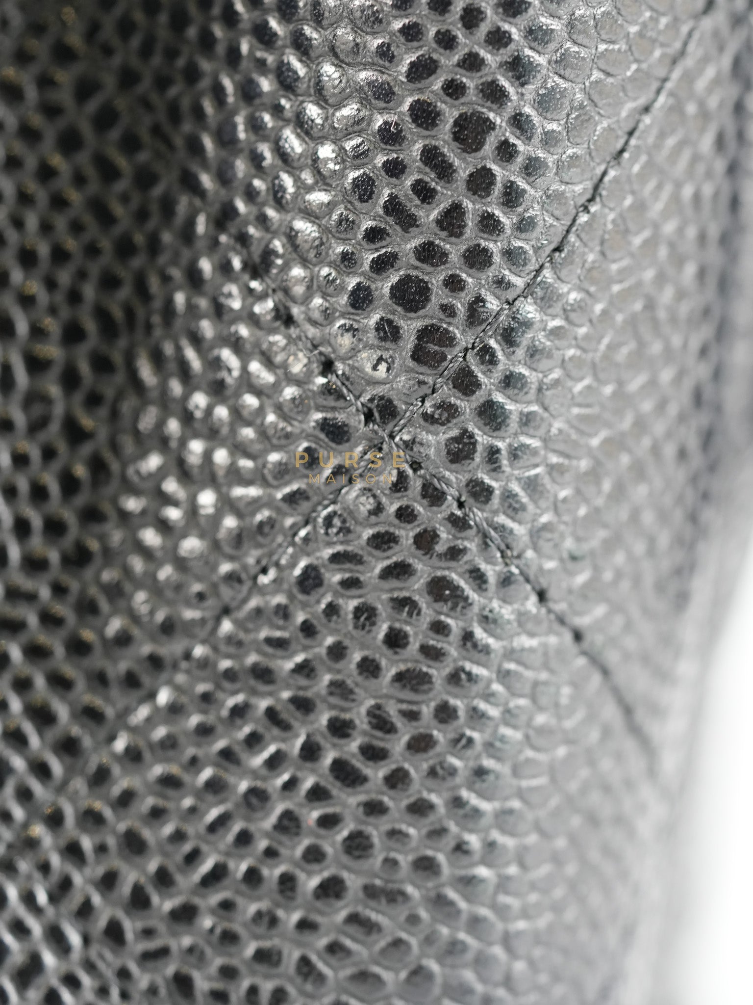 Classic Double Flap Maxi in Black Caviar Leather & Gold Hardware (Series 19) | Purse Maison Luxury Bags Shop