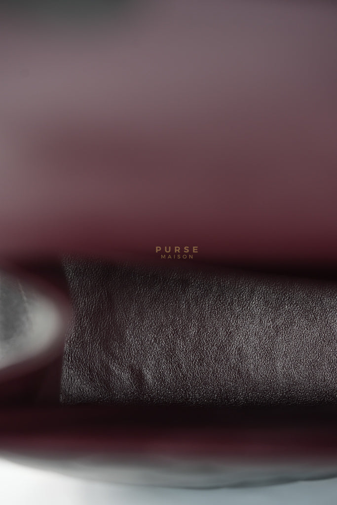 Classic Double Flap Maxi in Black Lambskin Leather and Gold Hardware Series 14 | Purse Maison Luxury Bags Shop