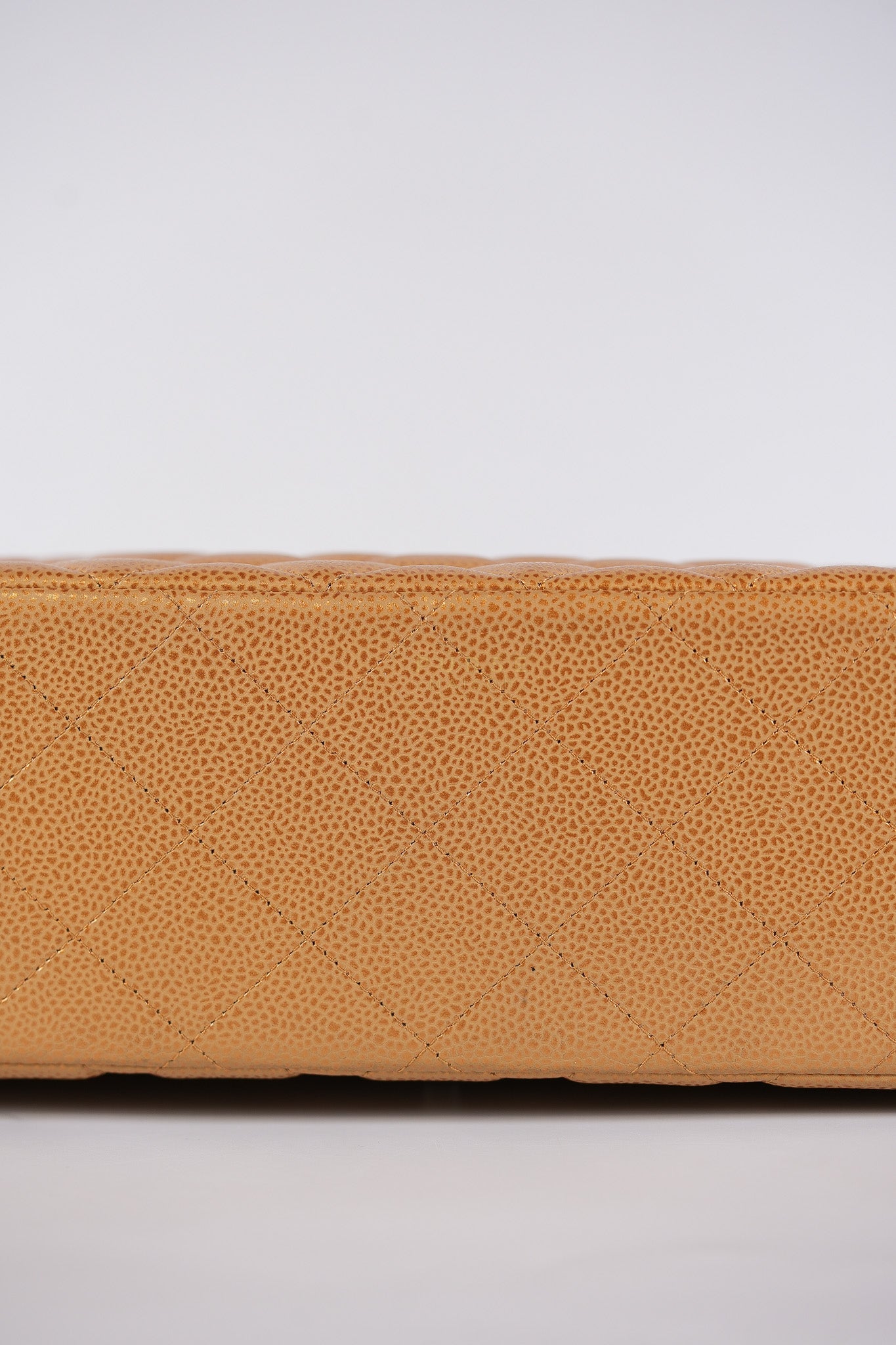 Classic Double Flap Maxi Metallic in Caviar Leather and Silver Hardware Series 14 | Purse Maison Luxury Bags Shop