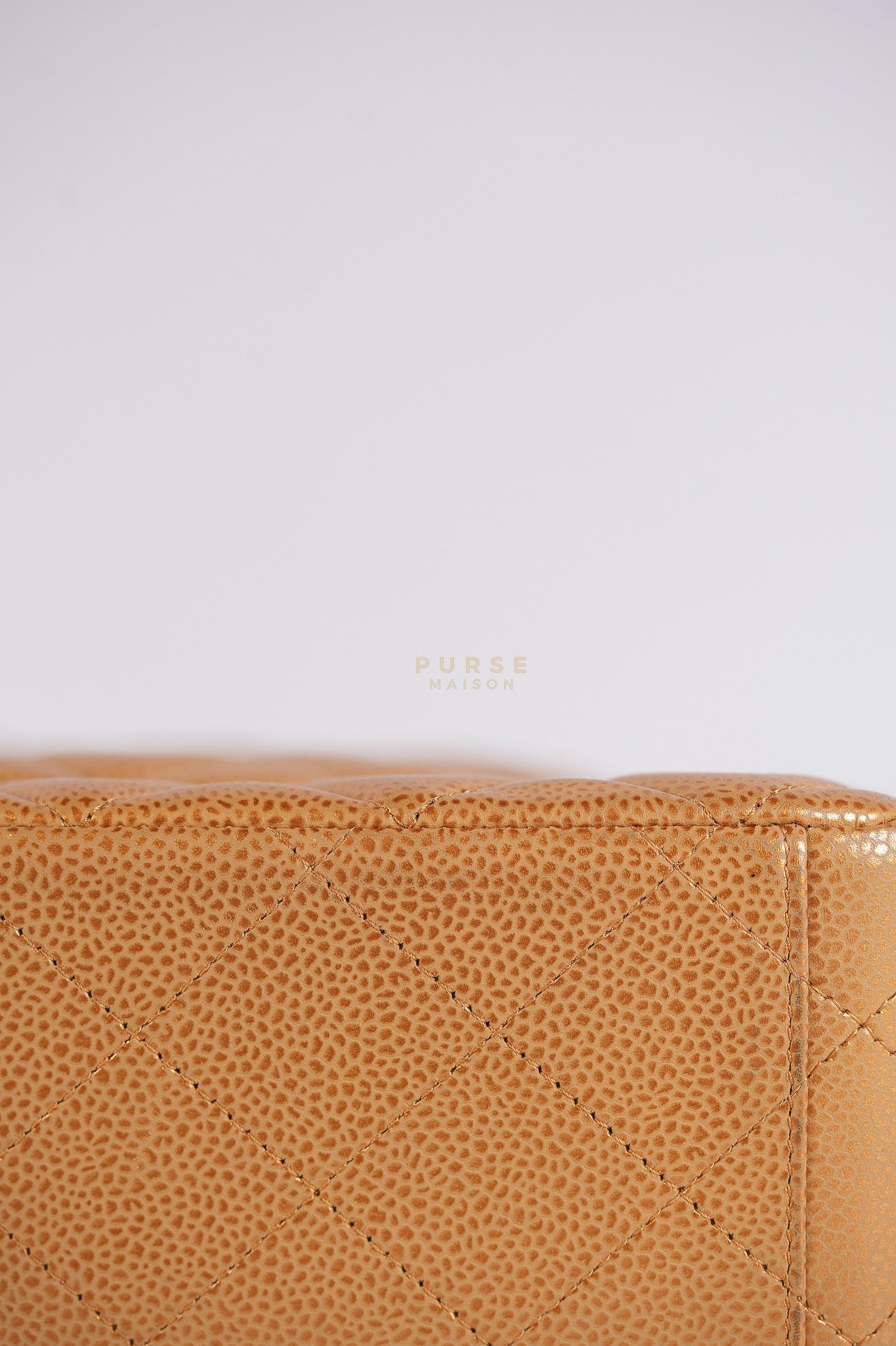 Classic Double Flap Maxi Metallic in Caviar Leather and Silver Hardware Series 14 | Purse Maison Luxury Bags Shop