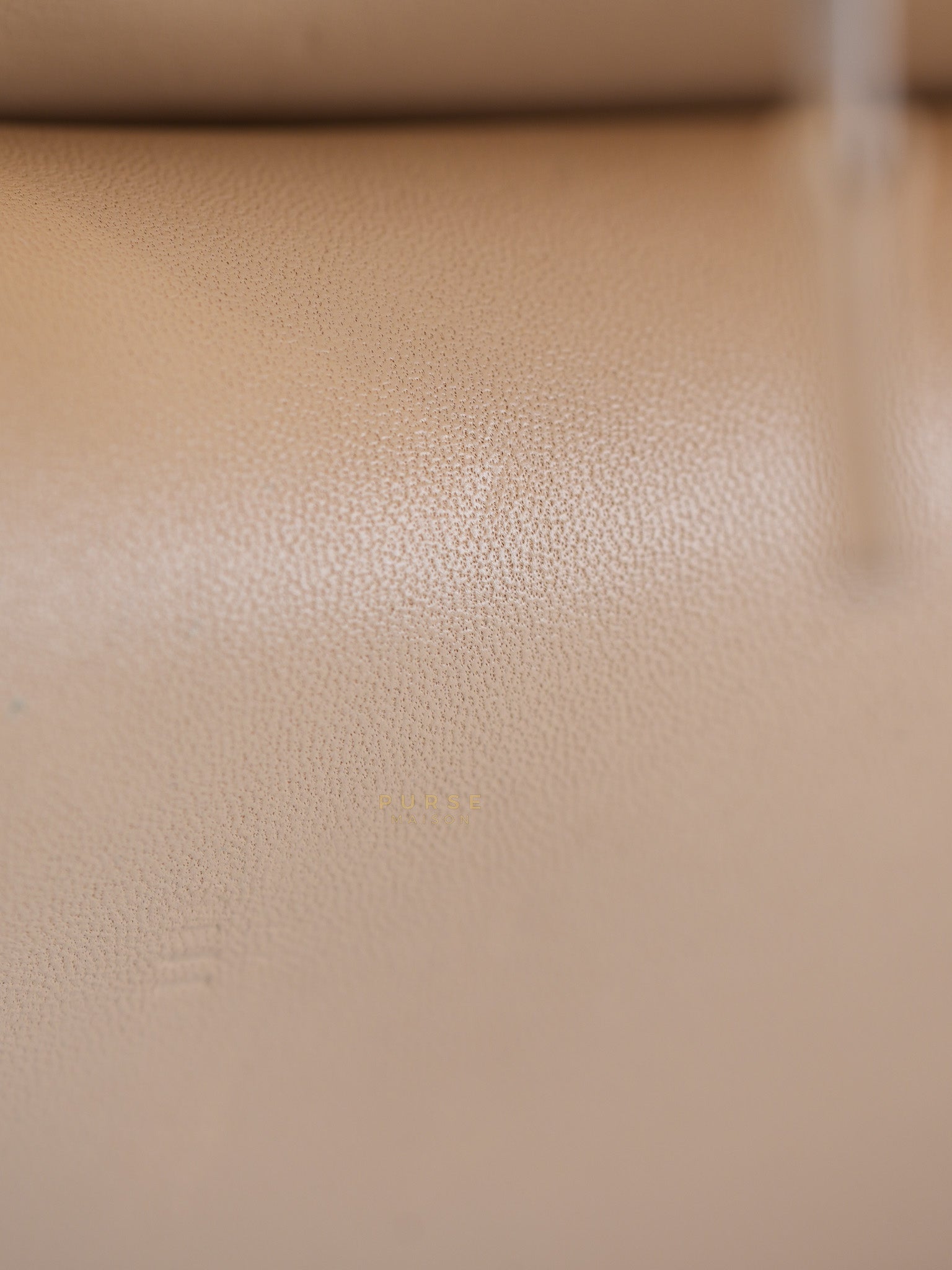 Classic Double Flap Medium in Beige Quilted Lambskin Leather Gold Hardware (Microchip) | Purse Maison Luxury Bags Shop