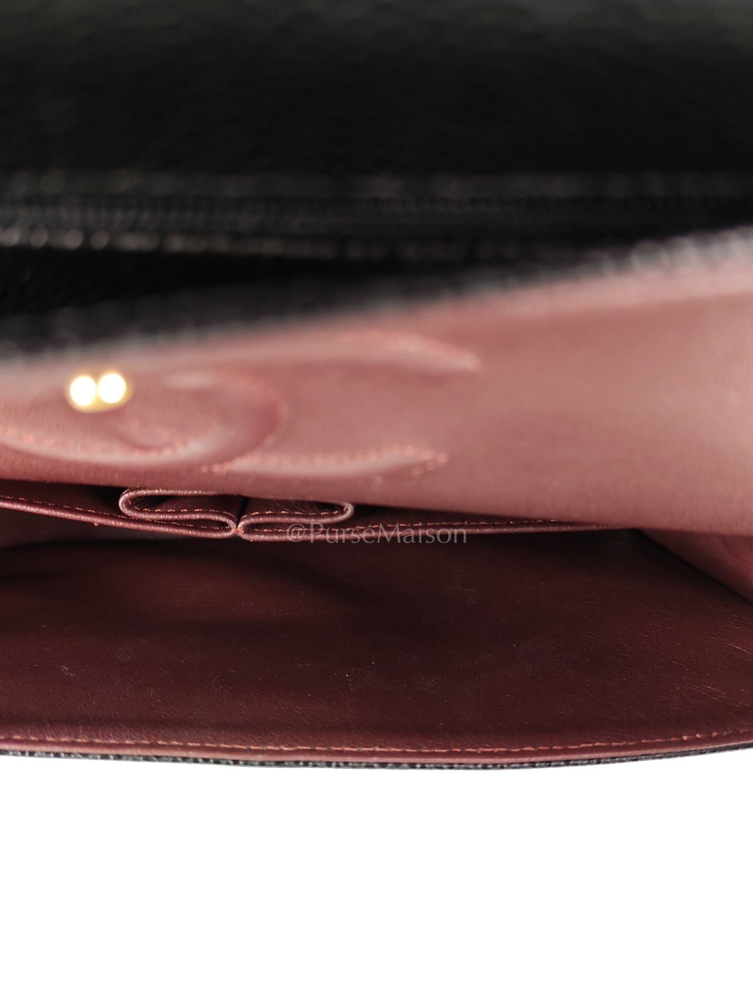 Classic Double Flap Medium in Black Caviar Leather and Gold Hardware Series 29 | Purse Maison Luxury Bags Shop