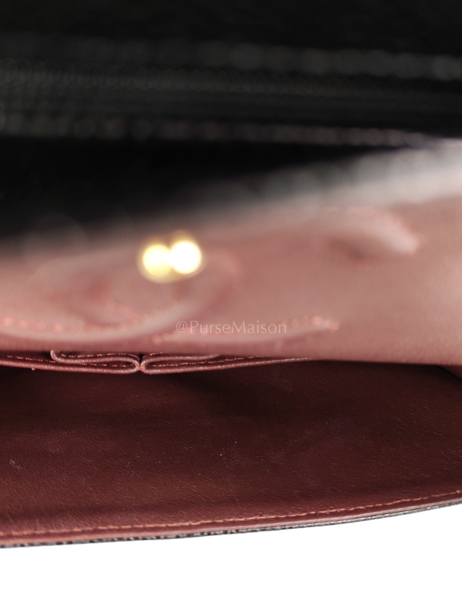 Classic Double Flap Medium in Black Caviar Leather and Gold Hardware Series 29 | Purse Maison Luxury Bags Shop