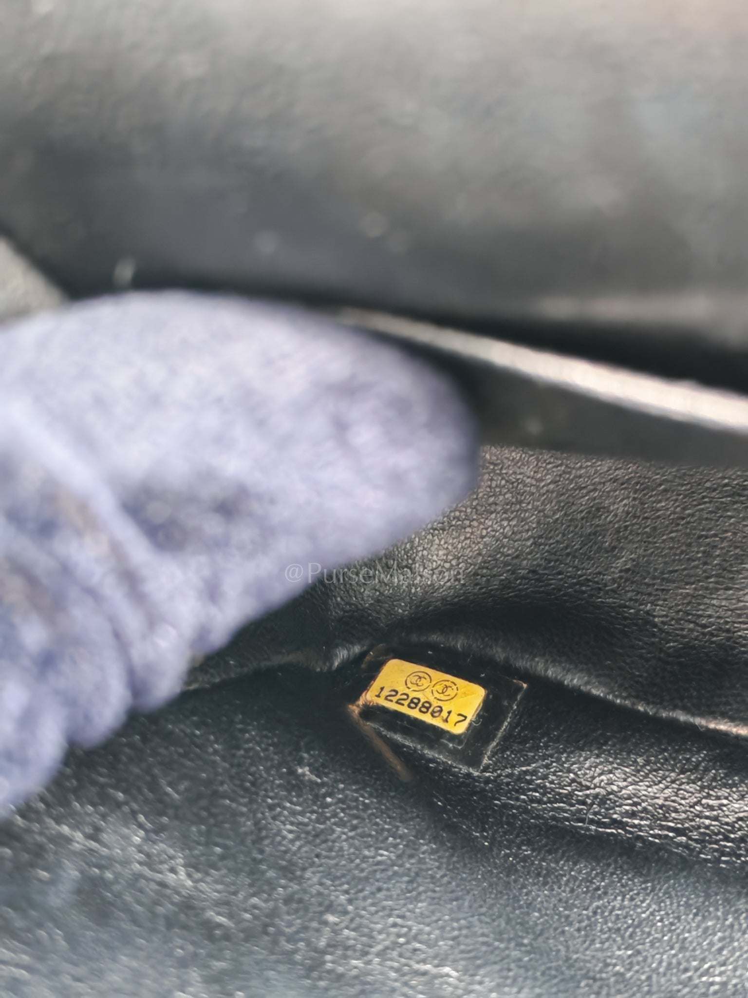 Classic Double Flap Medium in Black Caviar Leather and Silver Hardware Series 12 | Purse Maison Luxury Bags Shop