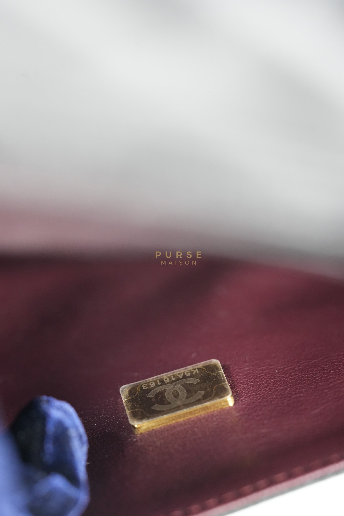 Classic Double Flap Medium in Black Caviar Leather Gold Hardware (Microchip) | Purse Maison Luxury Bags Shop