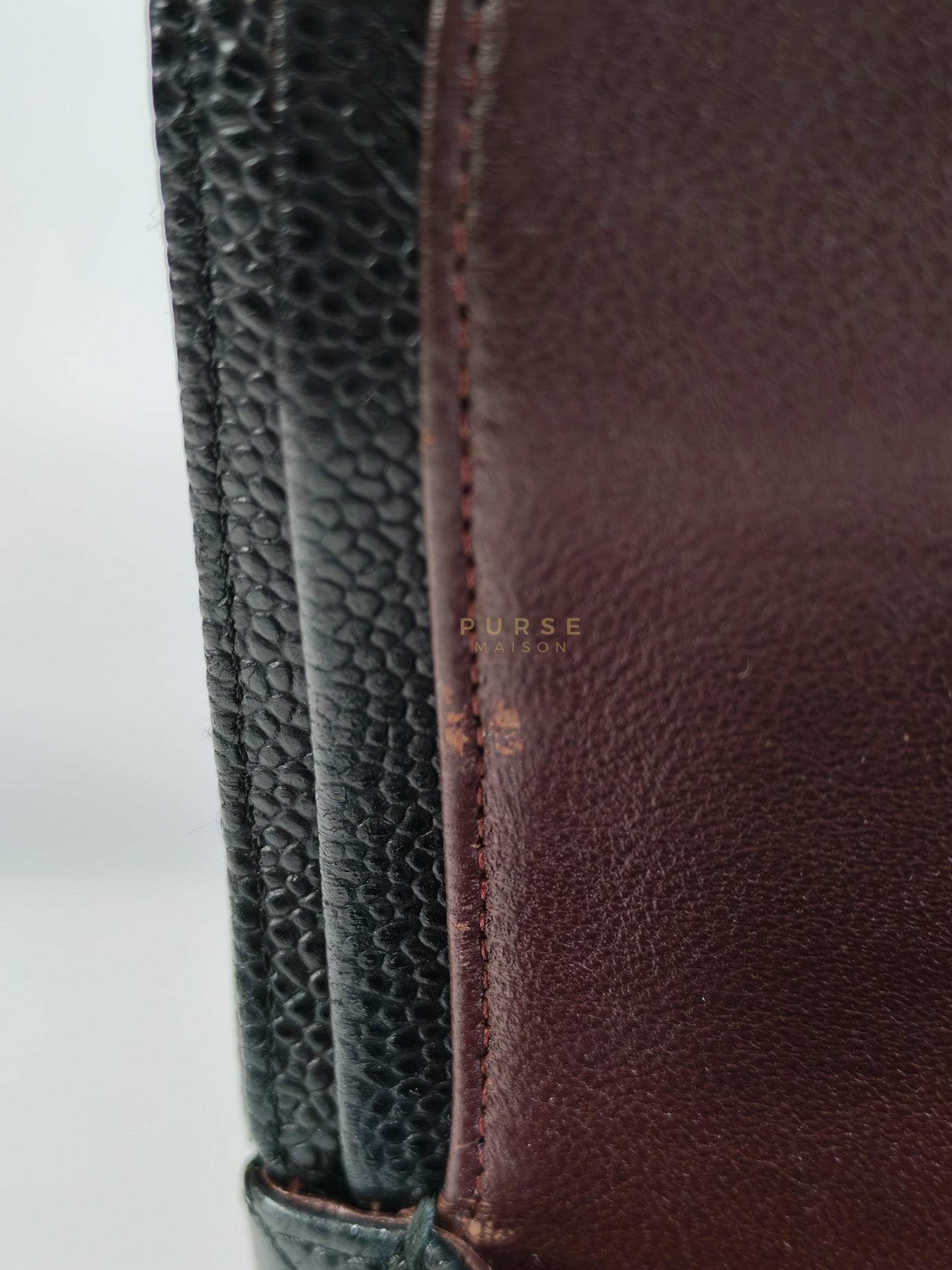 Classic Double Flap Medium in Black Caviar Leather Silver Hardware (Series 18) | Purse Maison Luxury Bags Shop