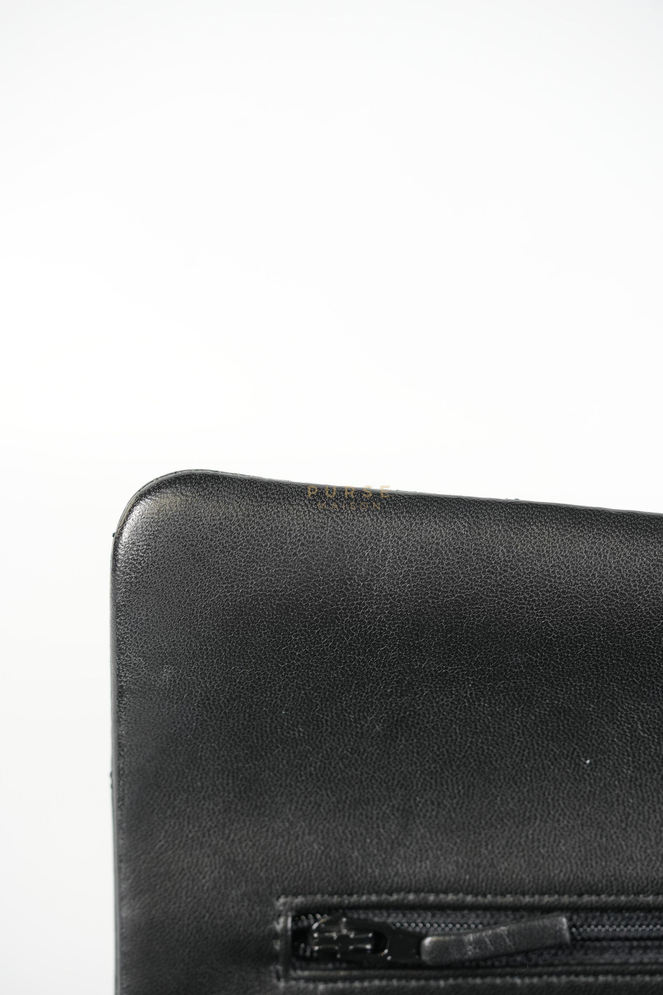 Classic Double Flap Medium in Black Lambskin Leather and Silver Hardware Series 27 | Purse Maison Luxury Bags Shop