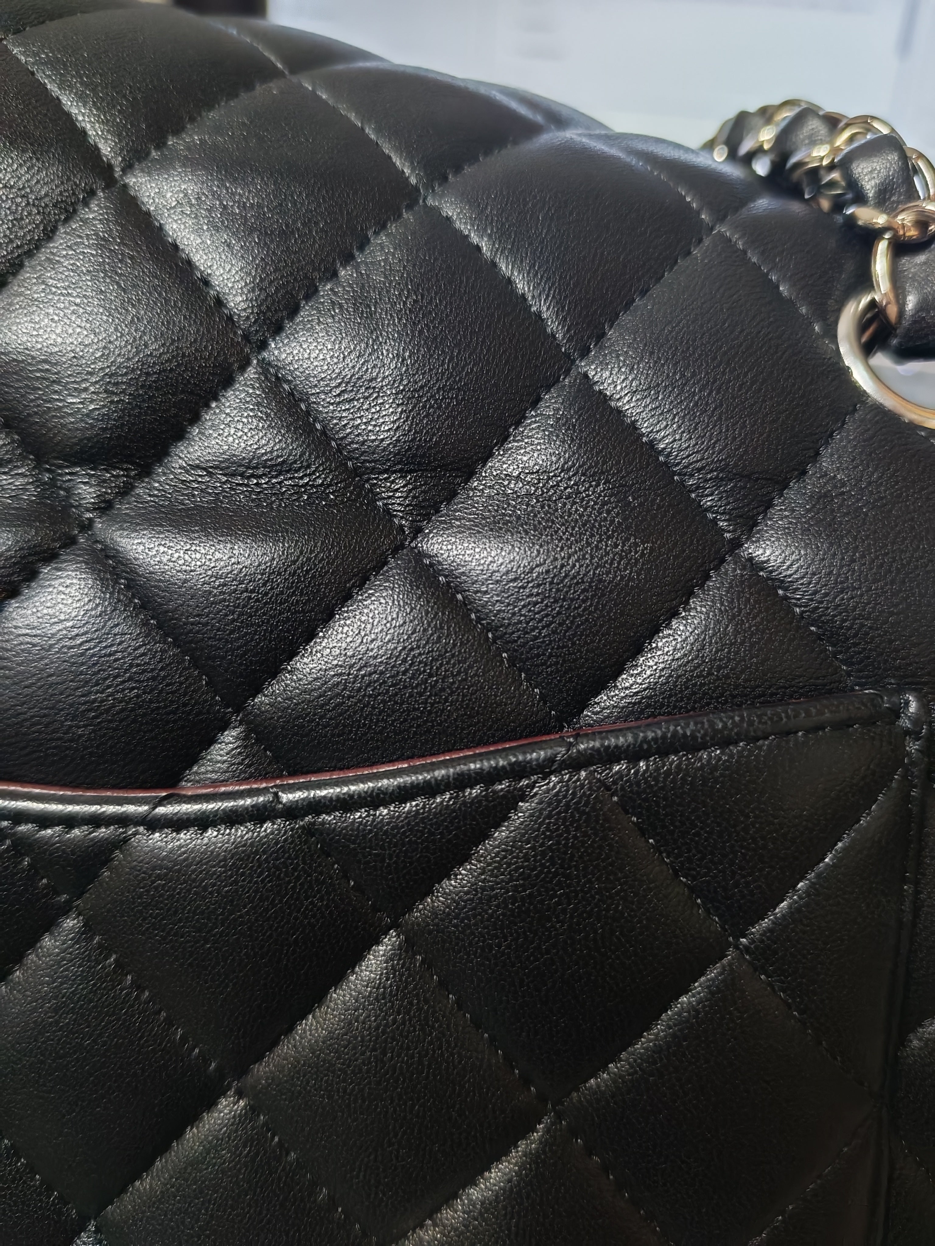 Classic Double Flap Medium in Black Lambskin Leather and Silver Hardware Series 27 | Purse Maison Luxury Bags Shop
