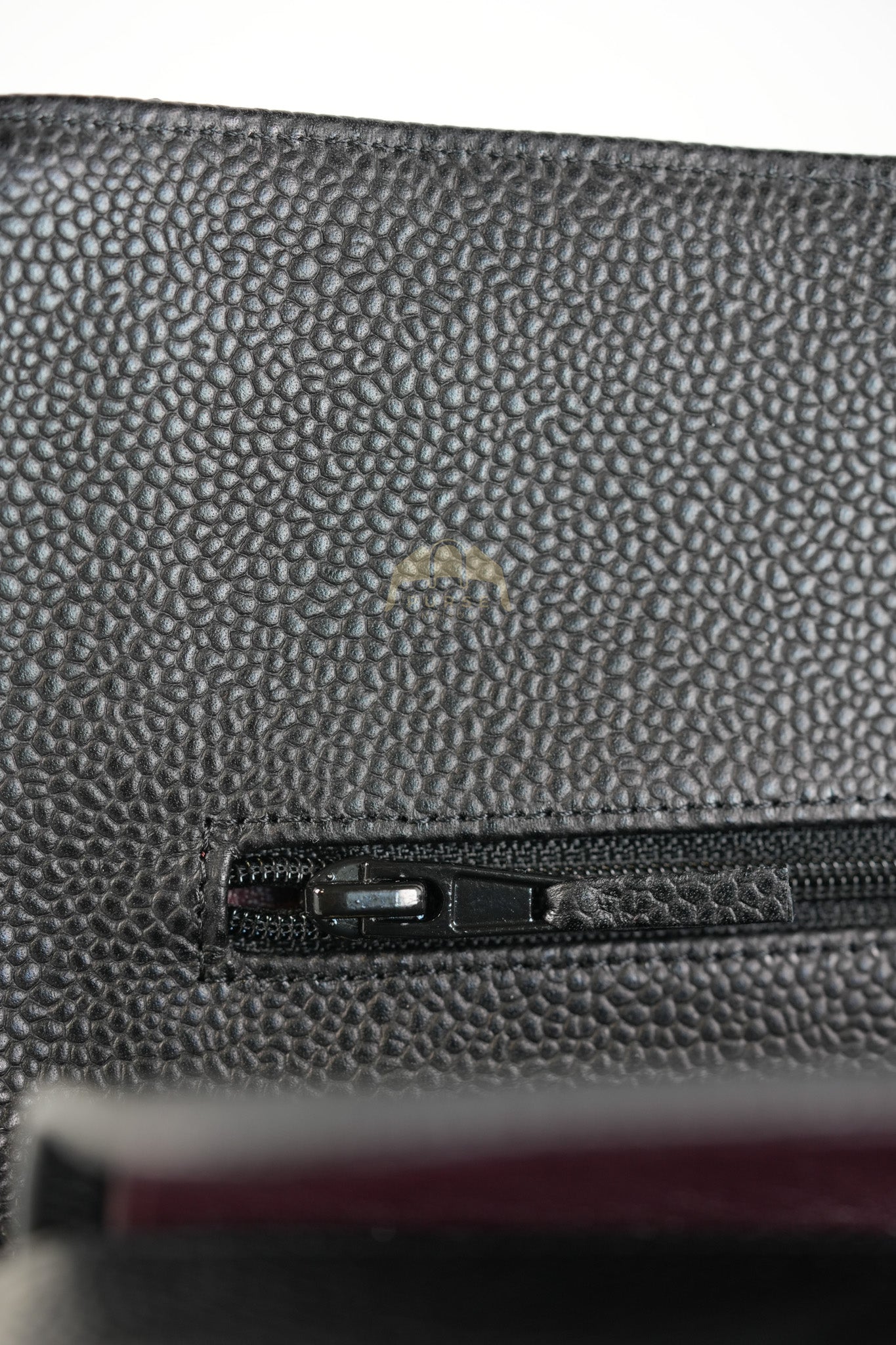 Classic Double Flap Medium in Black Quilted Caviar Leather and Gold Hardware Series 28 | Purse Maison Luxury Bags Shop